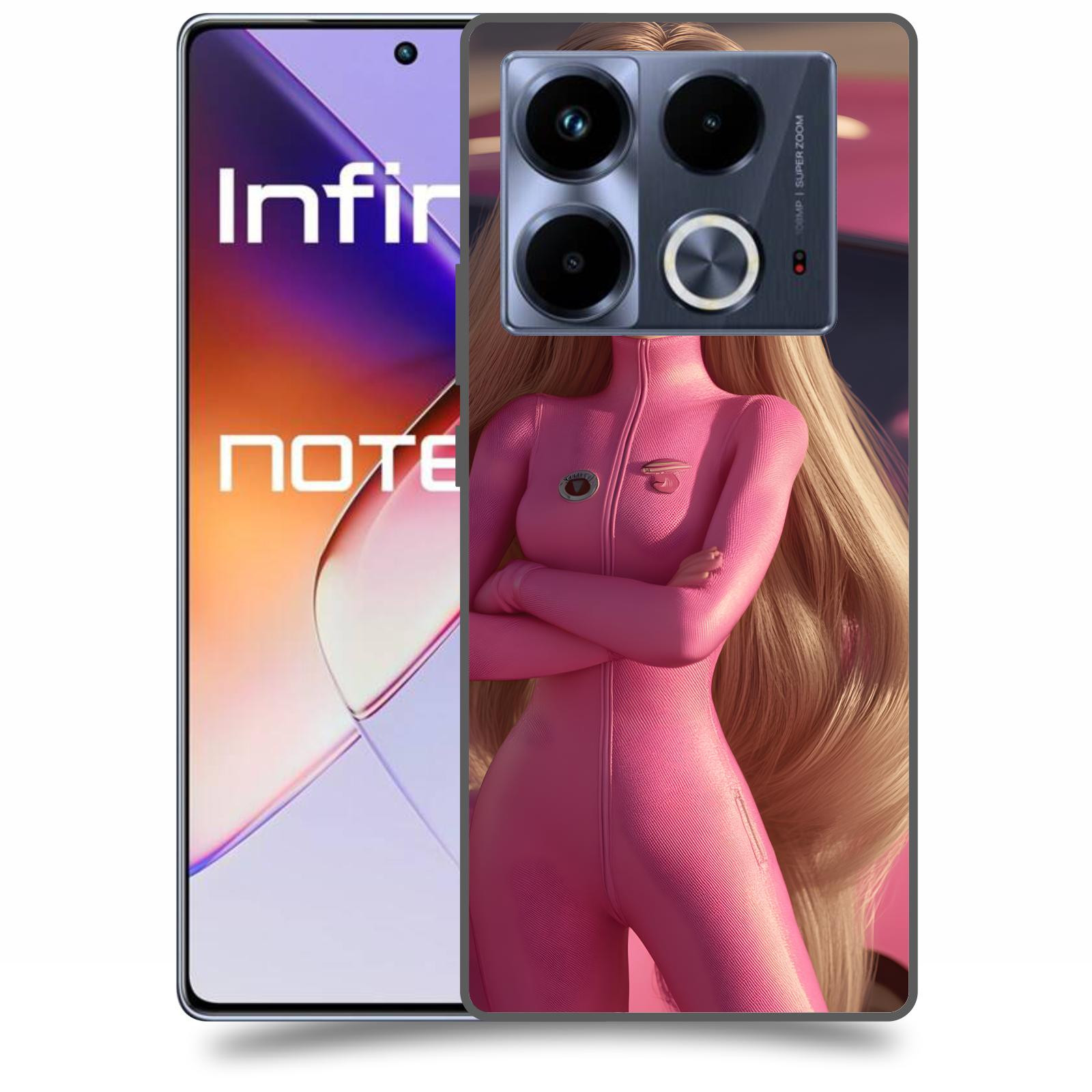 ACOVER Kryt na mobil Infinix Note 40 - Pink girl