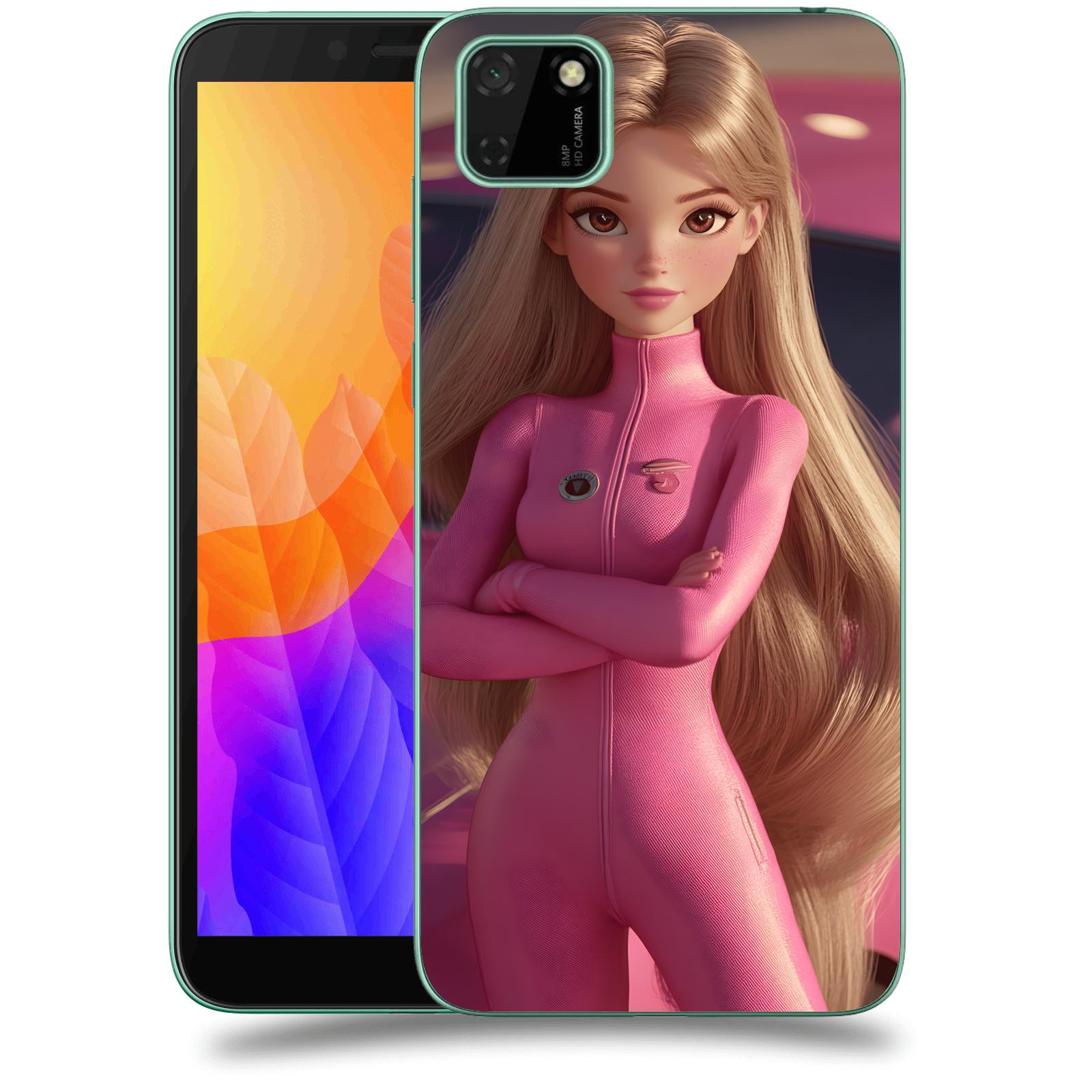 ACOVER Kryt na mobil Huawei Y5P - Pink girl