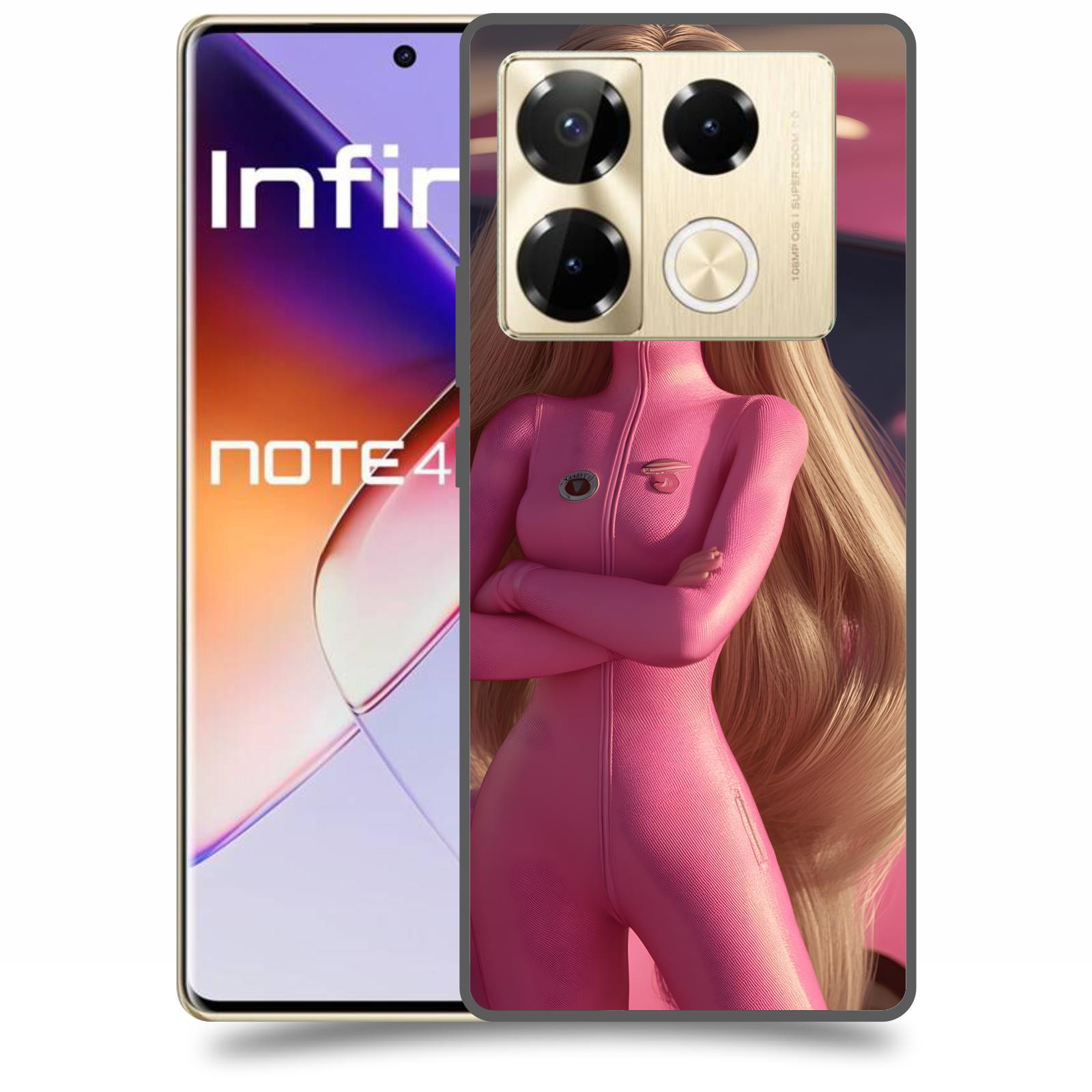 ACOVER Kryt na mobil Infinix Note 40 PRO - Pink girl