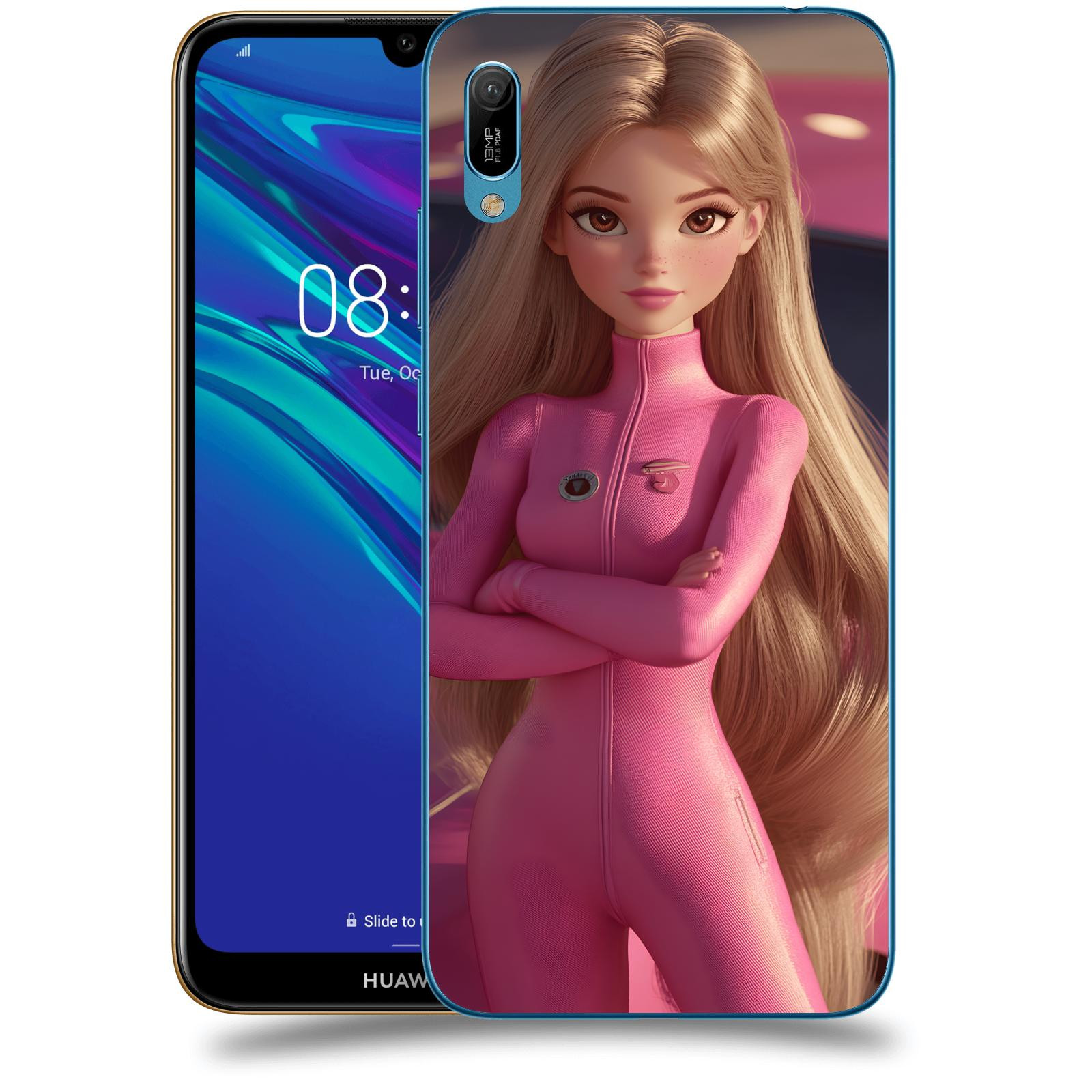 ACOVER Kryt na mobil Huawei Y6 2019 - Pink girl