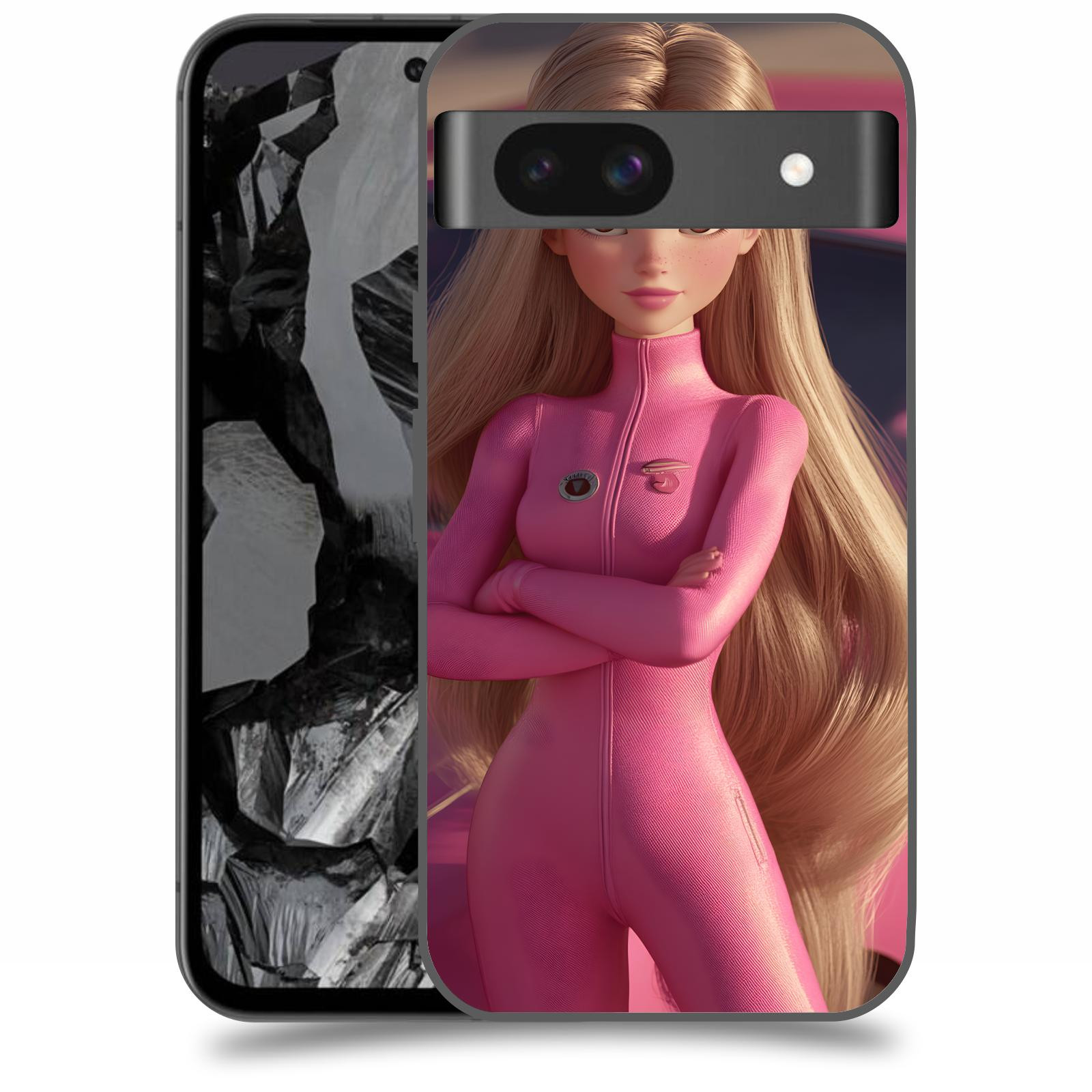 ACOVER Kryt na mobil Google Pixel 8A - Pink girl