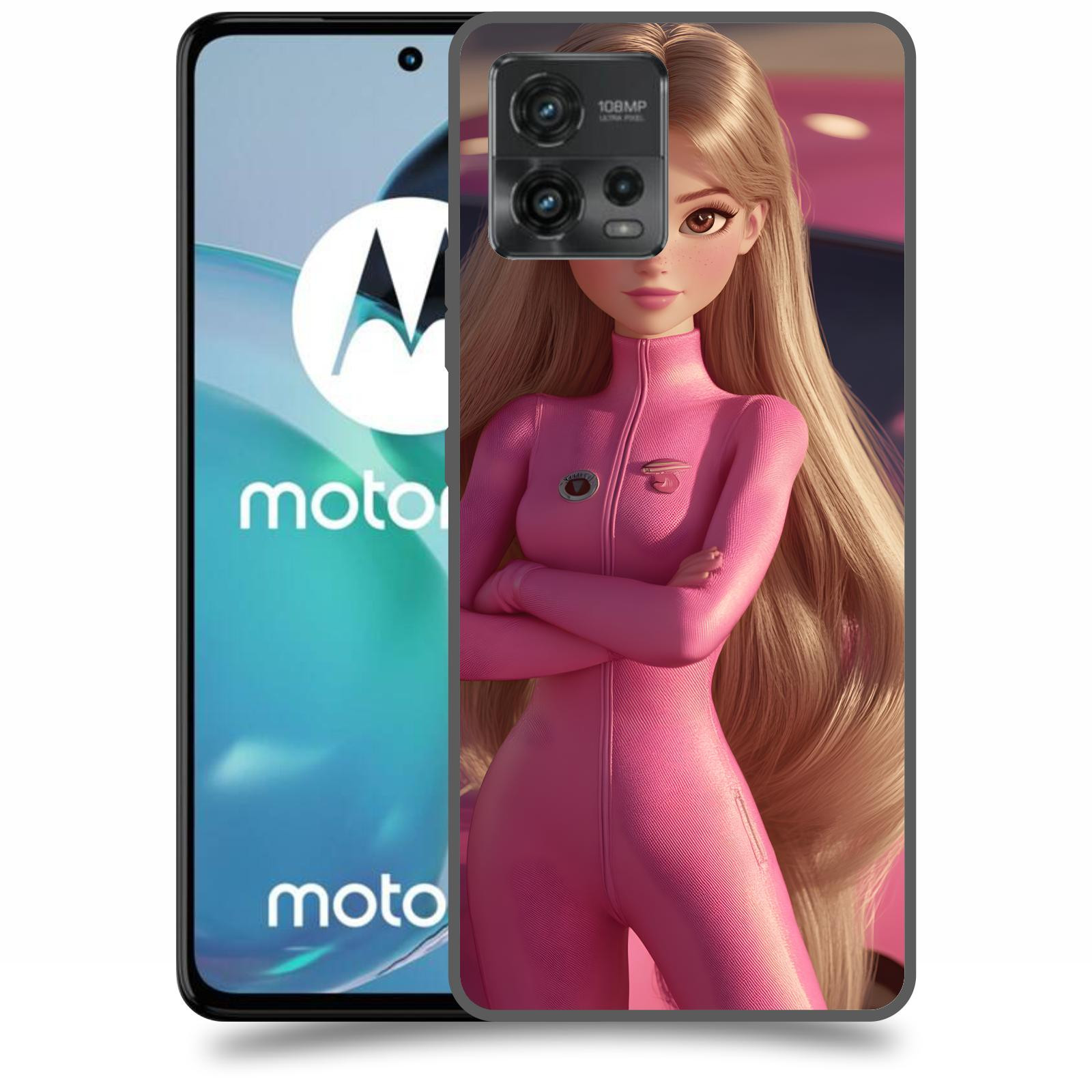 ACOVER Kryt na mobil Motorola Moto G72 - Pink girl