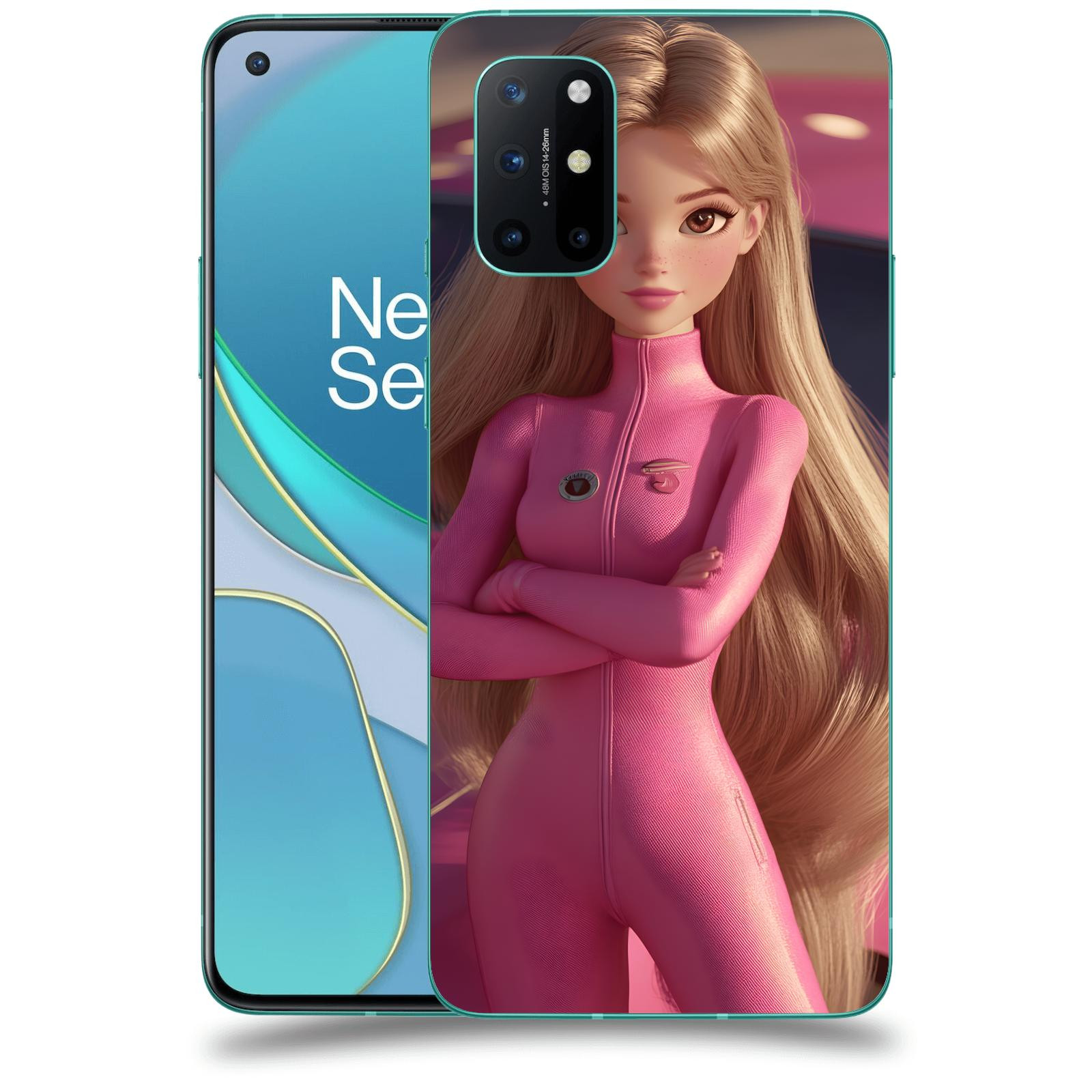 ACOVER Kryt na mobil OnePlus 8T - Pink girl
