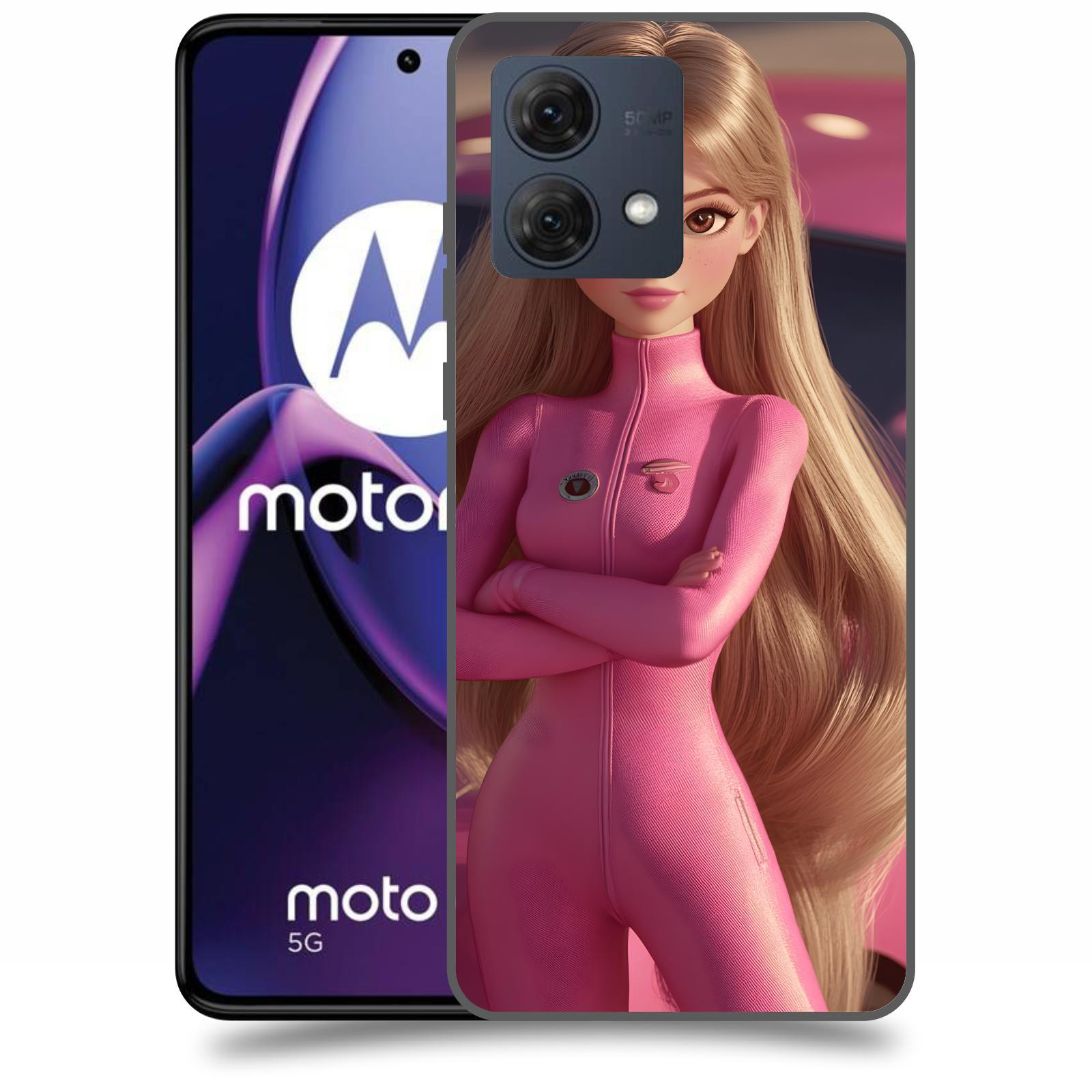 ACOVER Kryt na mobil Motorola Moto G84 5G - Pink girl