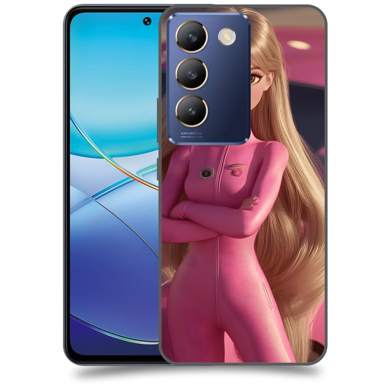 ACOVER Kryt na mobil Vivo V40SE - Pink girl