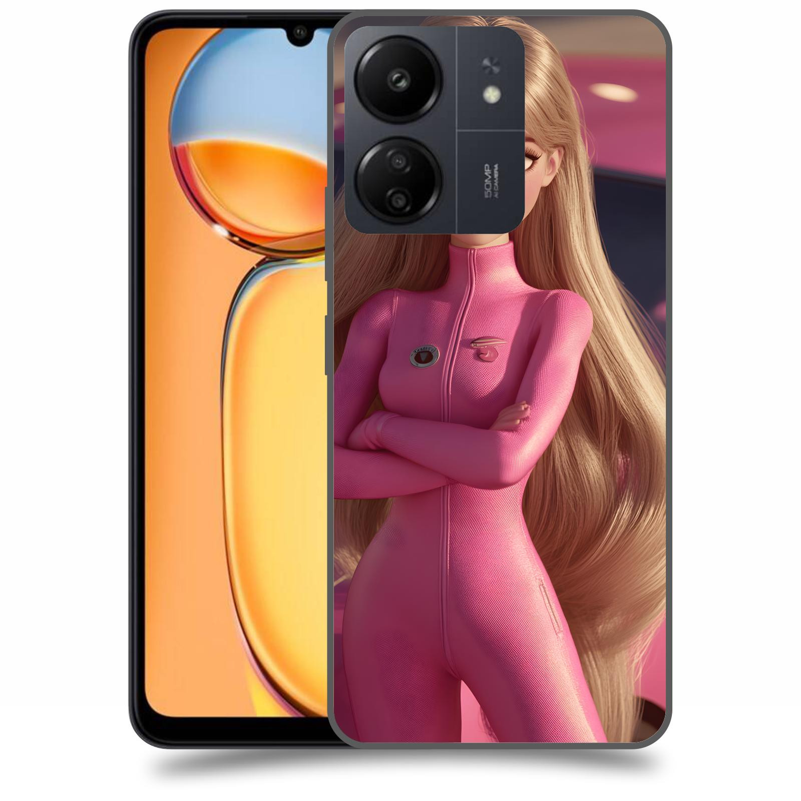 ACOVER Kryt na mobil Xiaomi Redmi 13C  Pink girl