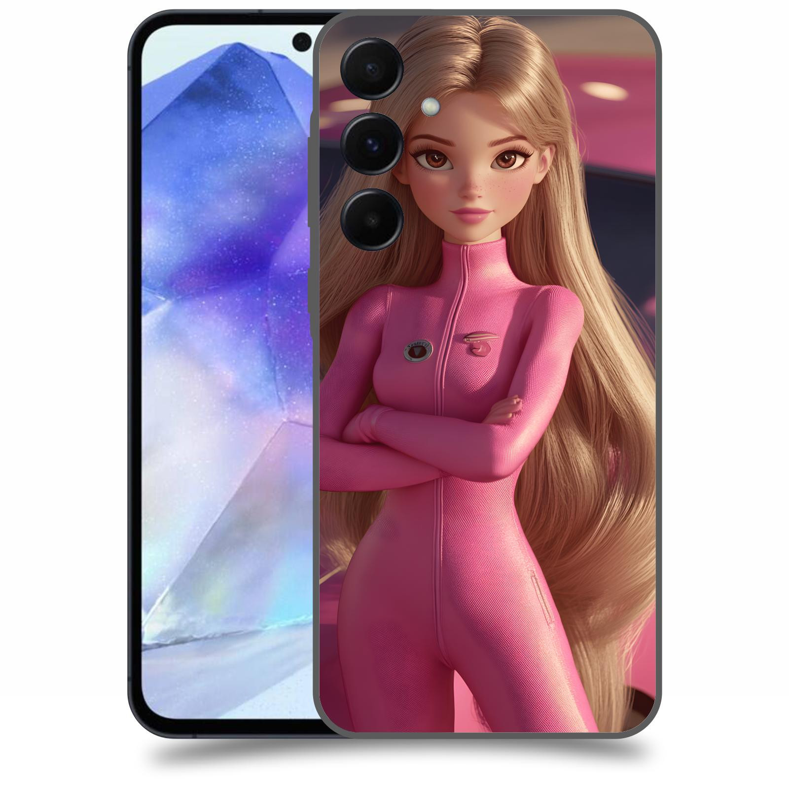 ACOVER Kryt na mobil Samsung Galaxy A55 5G - Pink girl
