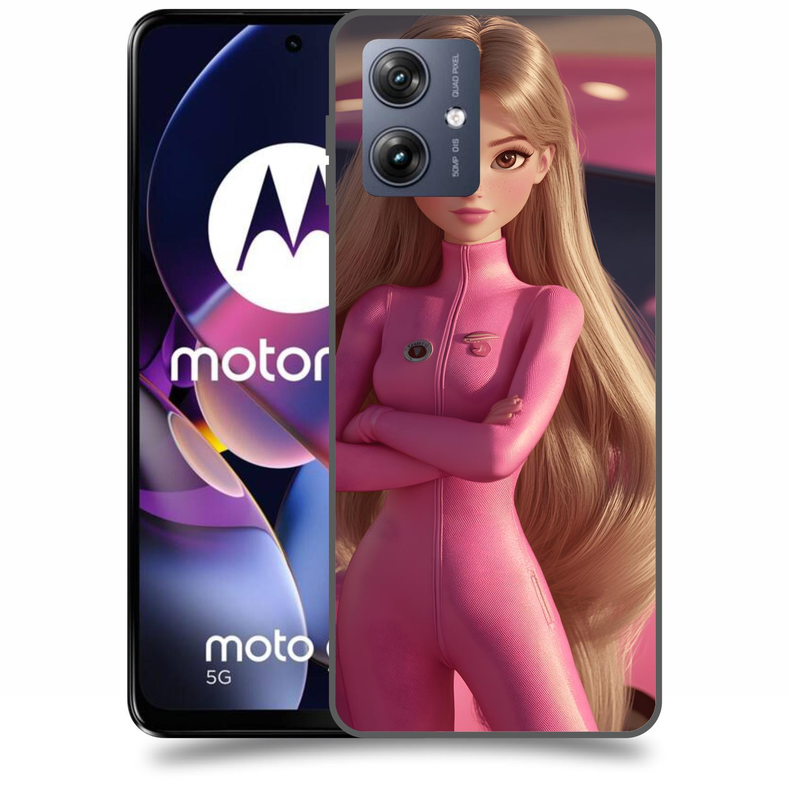 ACOVER Kryt na mobil Motorola Moto G54 5G - Pink girl