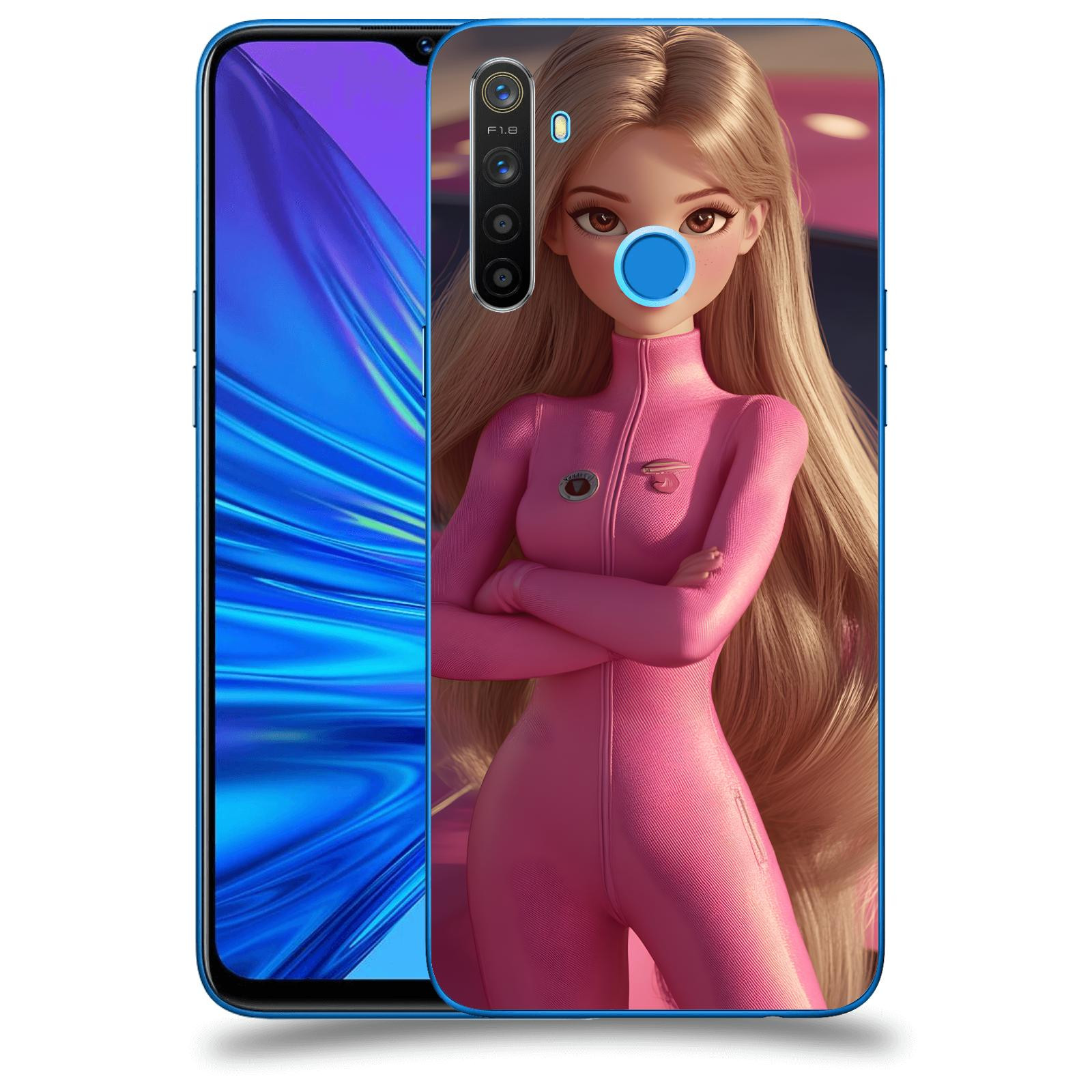 ACOVER Kryt na mobil Realme 5 - Pink girl