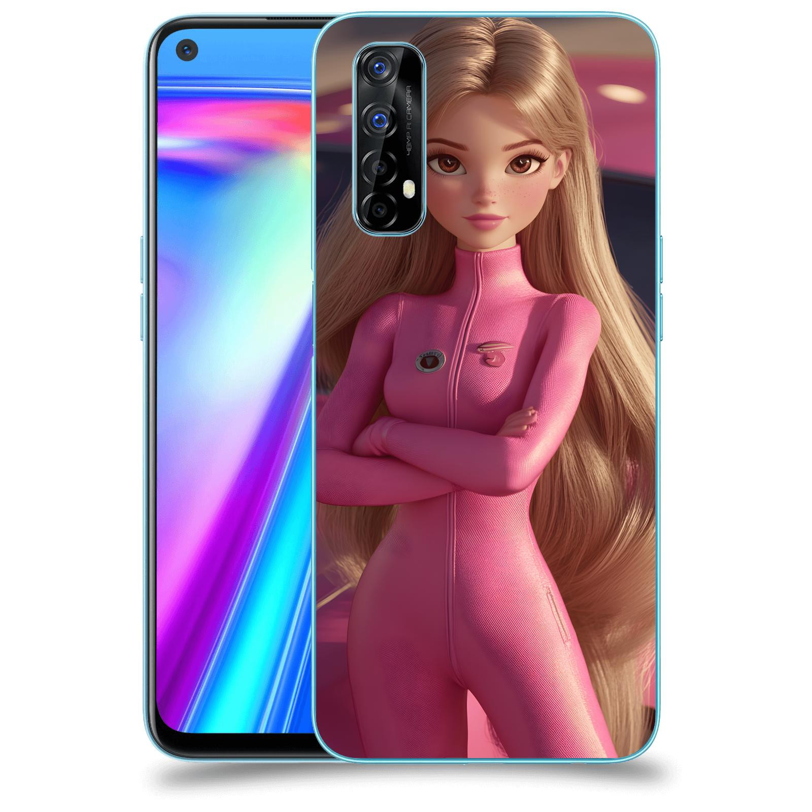 ACOVER Kryt na mobil Realme 7 - Pink girl