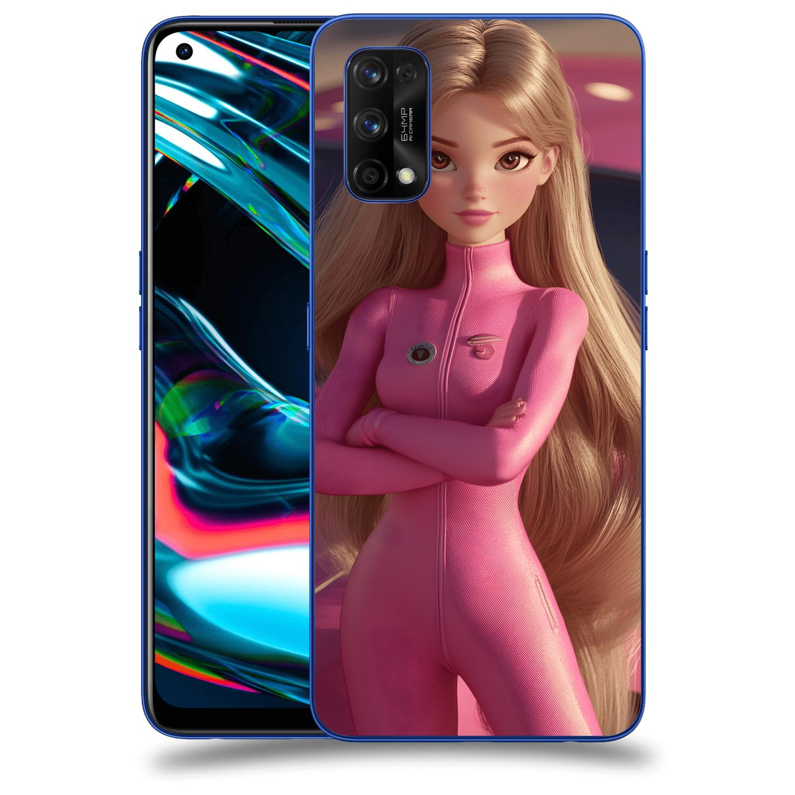 ACOVER Kryt na mobil Realme 7 Pro - Pink girl