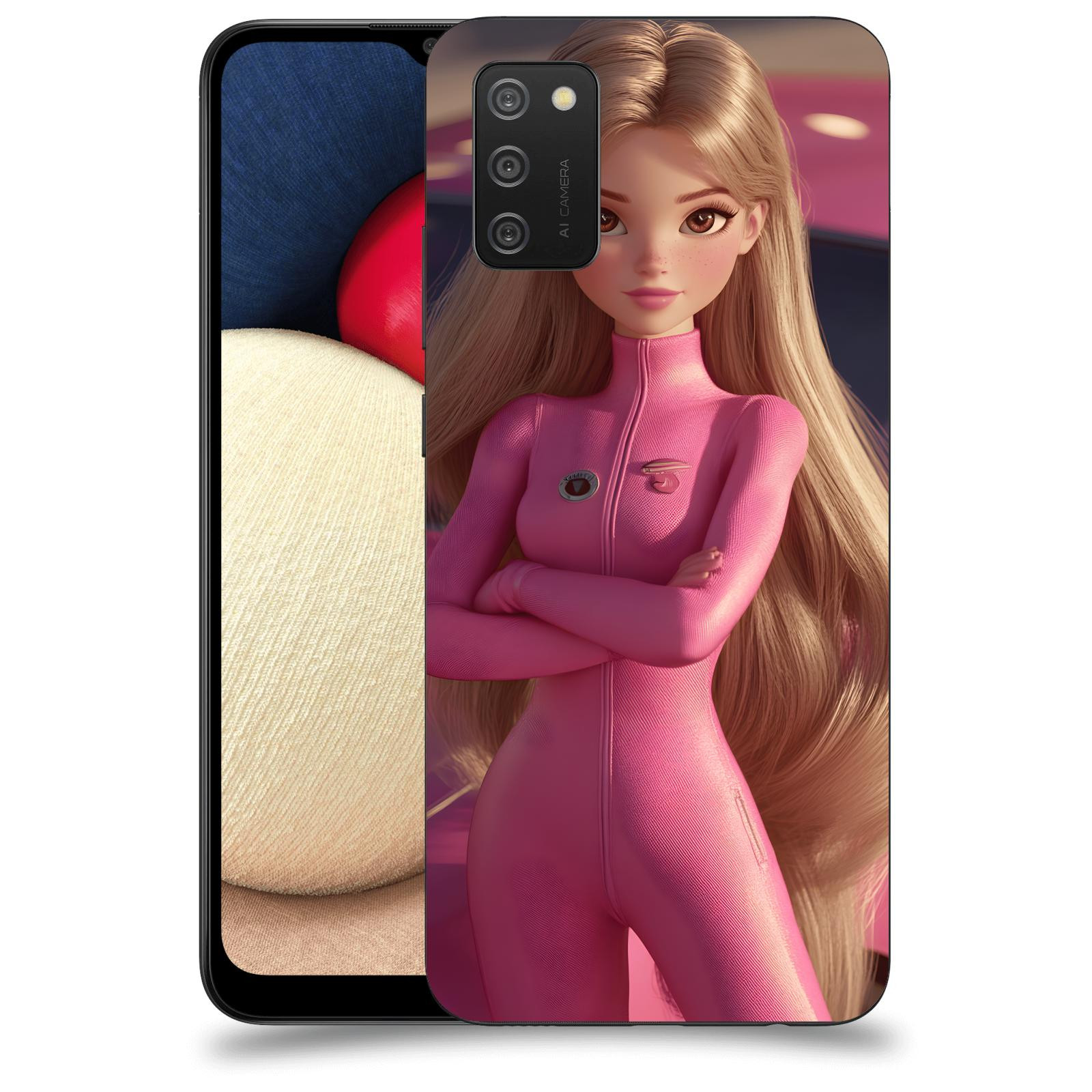 ACOVER Kryt na mobil Samsung Galaxy A02s A025G - Pink girl