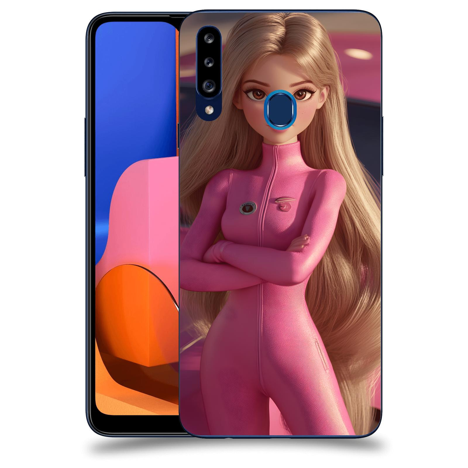 ACOVER Kryt na mobil Samsung Galaxy A20s - Pink girl