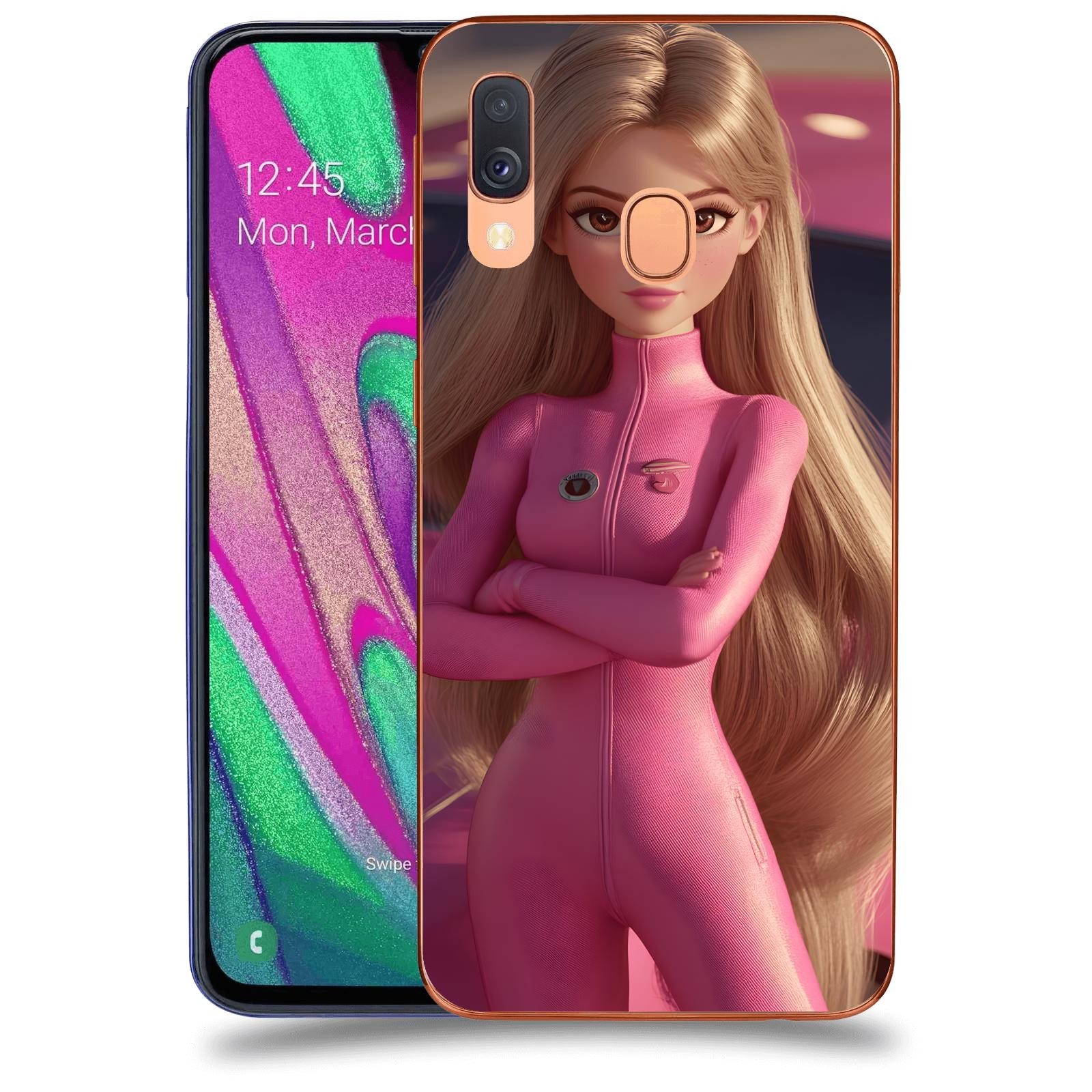 ACOVER Kryt na mobil Samsung Galaxy A40 A405F - Pink girl