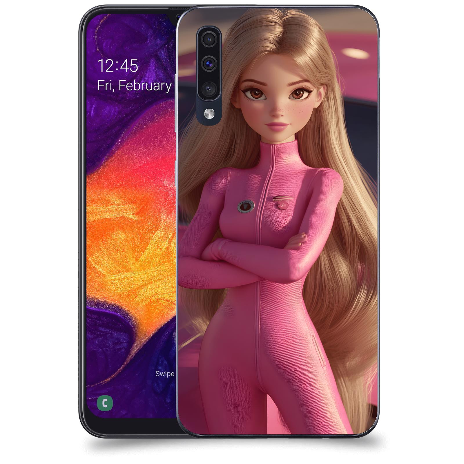 ACOVER Kryt na mobil Samsung Galaxy A50 A505F - Pink girl