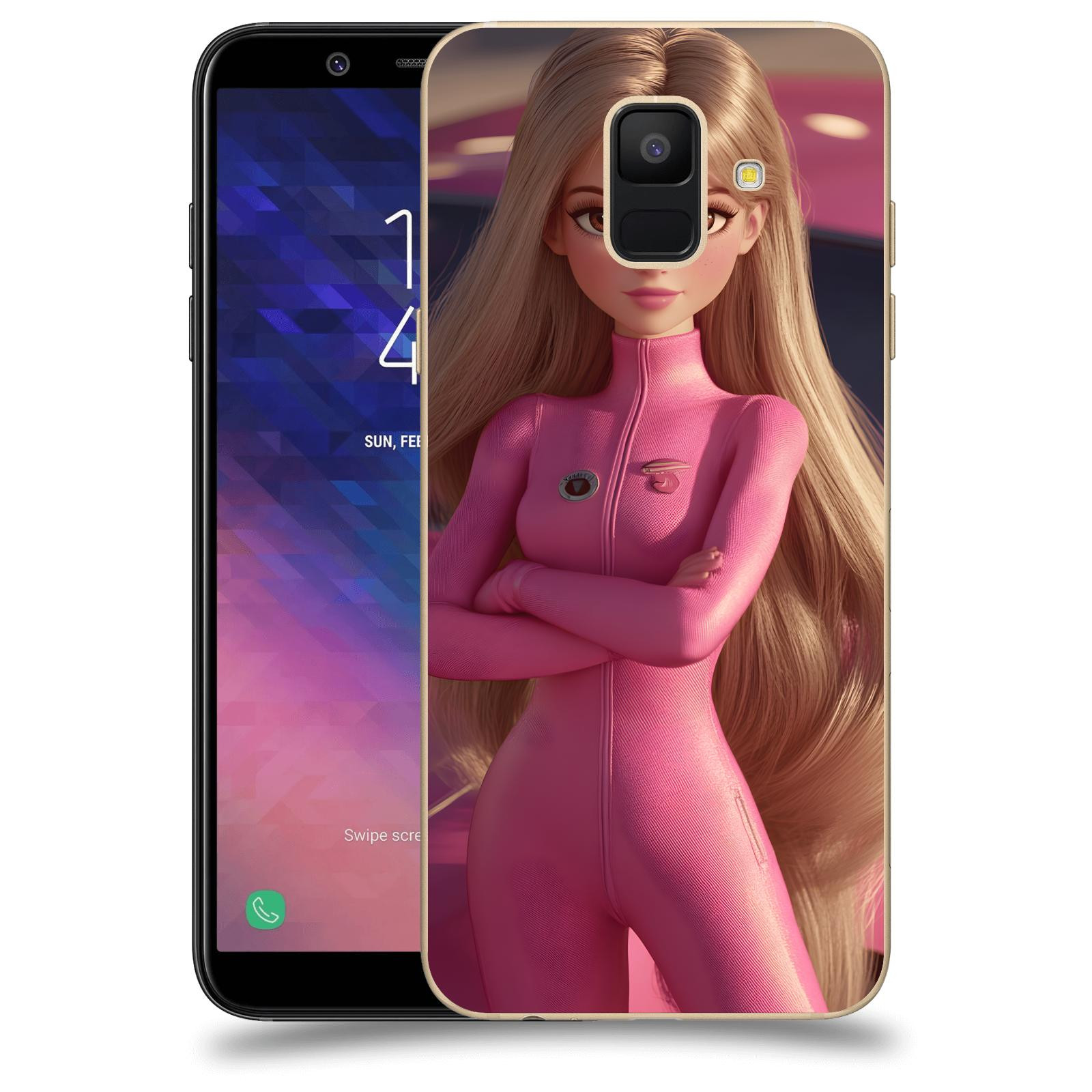 ACOVER Kryt na mobil Samsung Galaxy A6 A600F - Pink girl