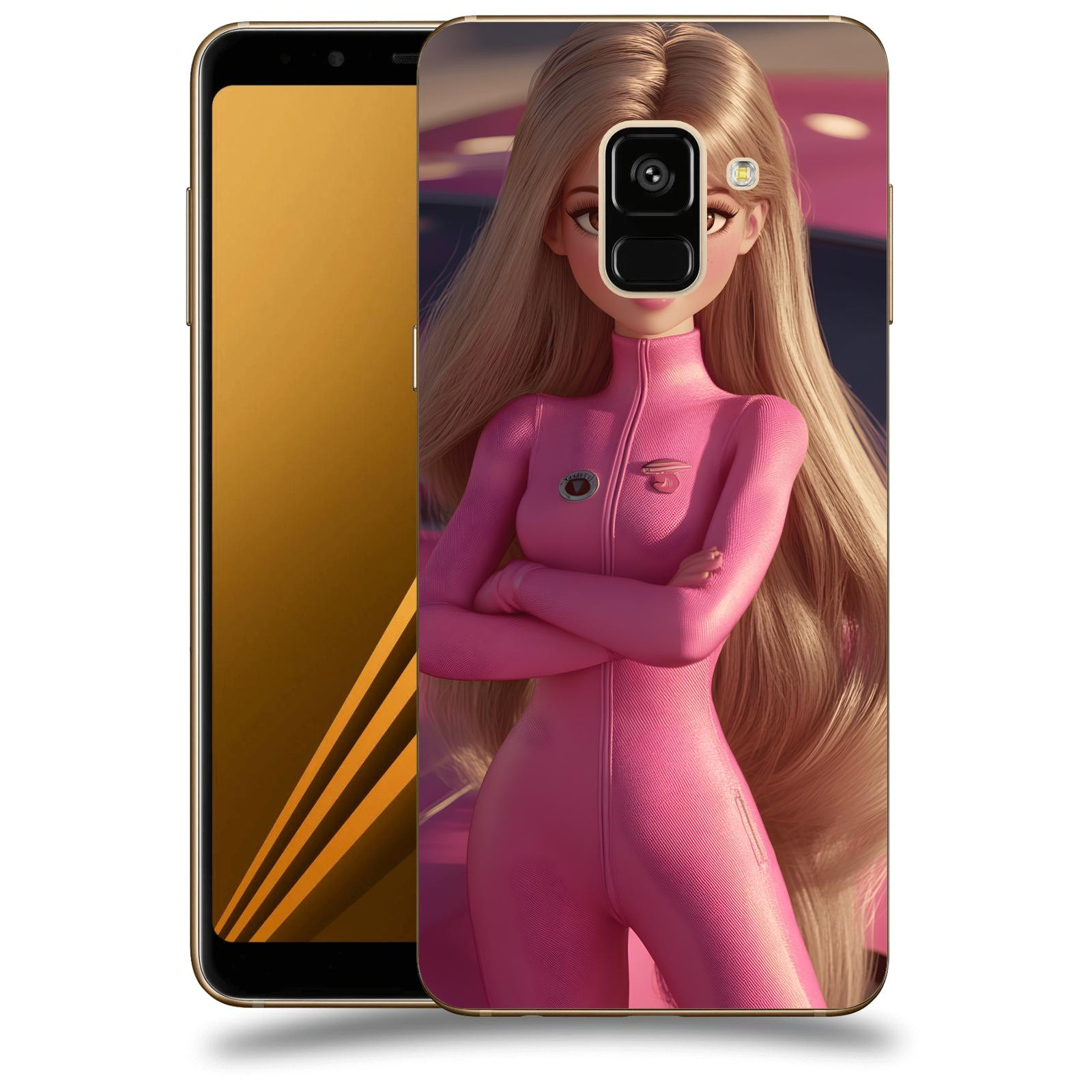 ACOVER Kryt na mobil Samsung Galaxy A8 2018 A530F - Pink girl