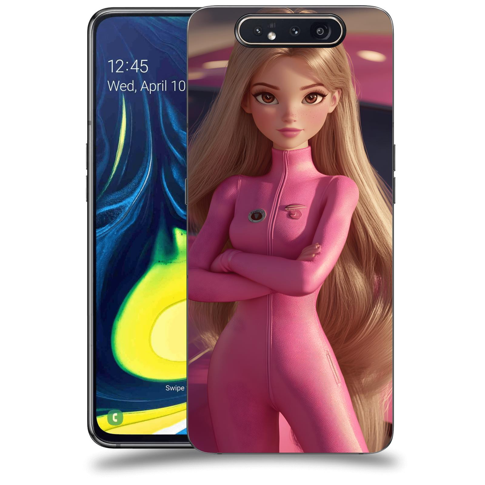 ACOVER Kryt na mobil Samsung Galaxy A80 A805F - Pink girl