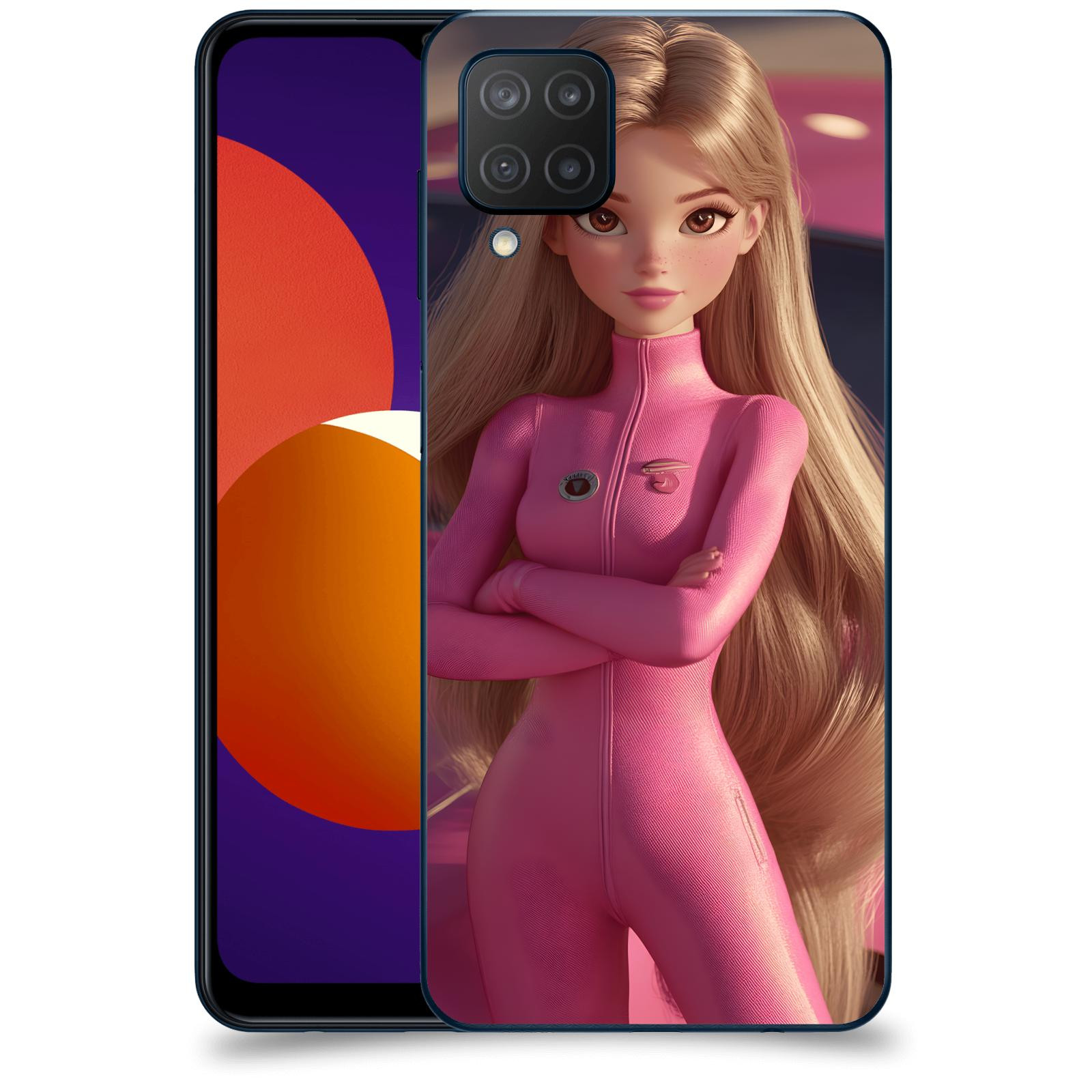 ACOVER Kryt na mobil Samsung Galaxy M12 M127F - Pink girl