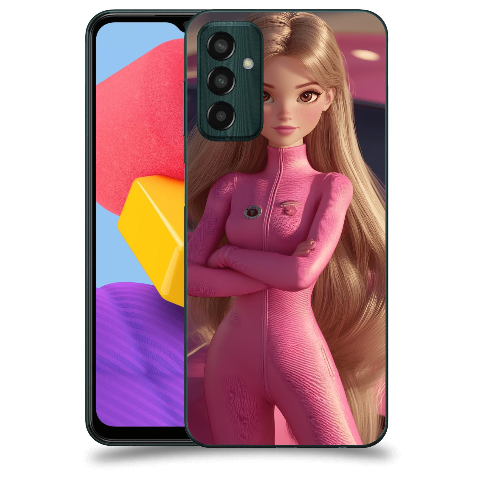 ACOVER Kryt na mobil Samsung Galaxy M13 M135F - Pink girl