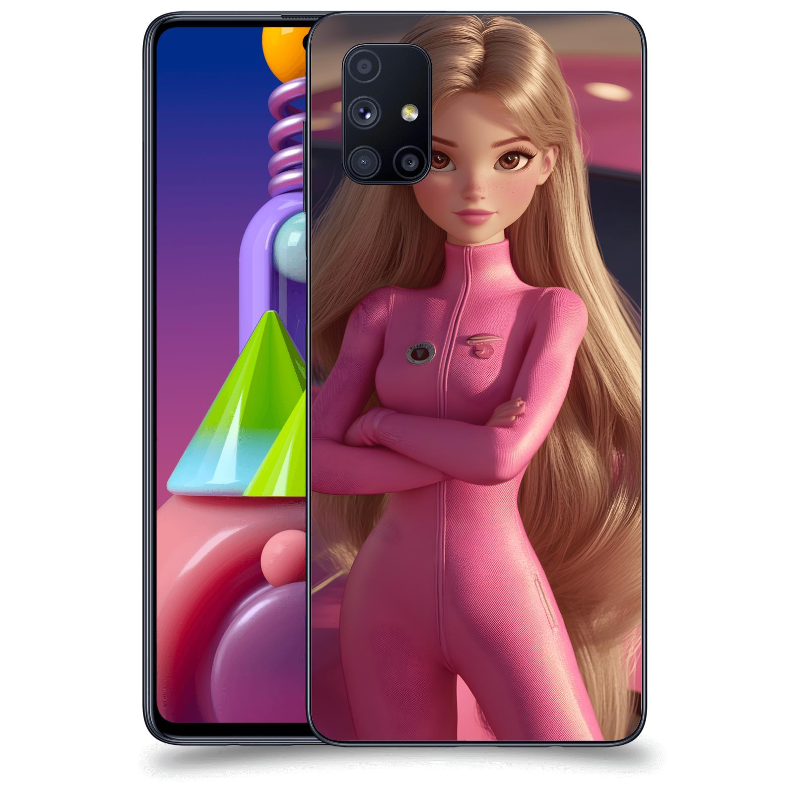 ACOVER Kryt na mobil Samsung Galaxy M51 M515F - Pink girl