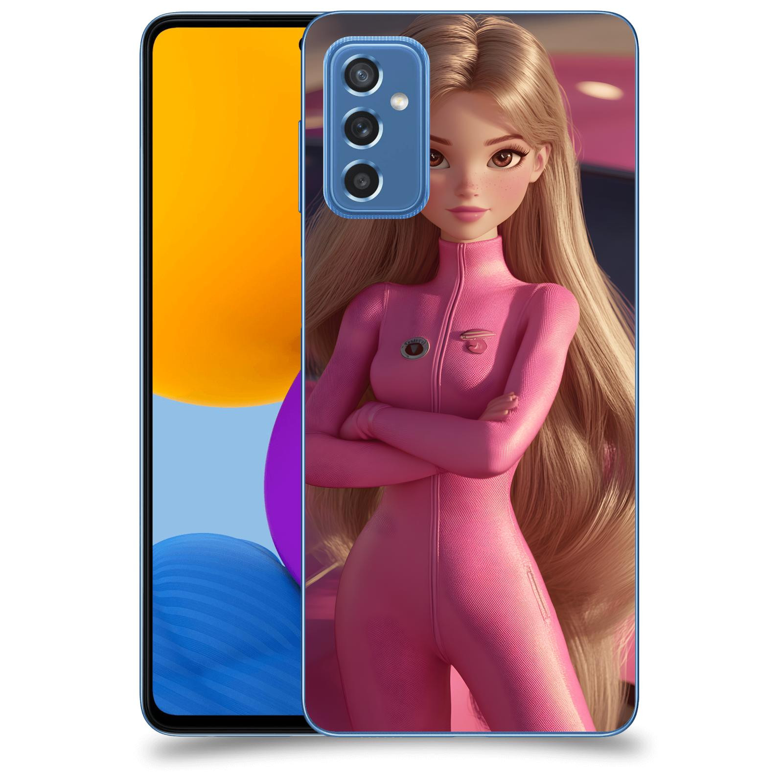 ACOVER Kryt na mobil Samsung Galaxy M52 5G - Pink girl