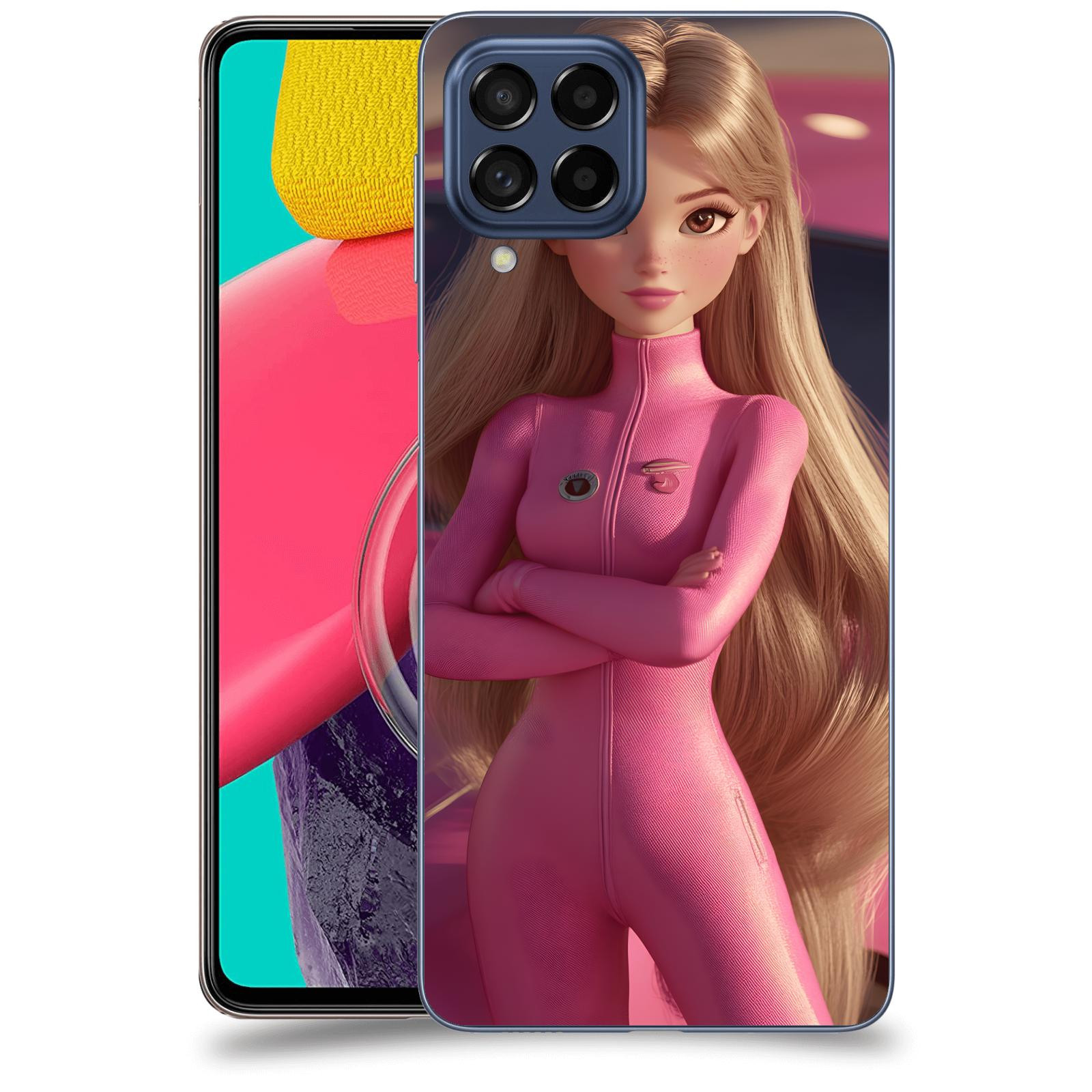ACOVER Kryt na mobil Samsung Galaxy M53 5G - Pink girl