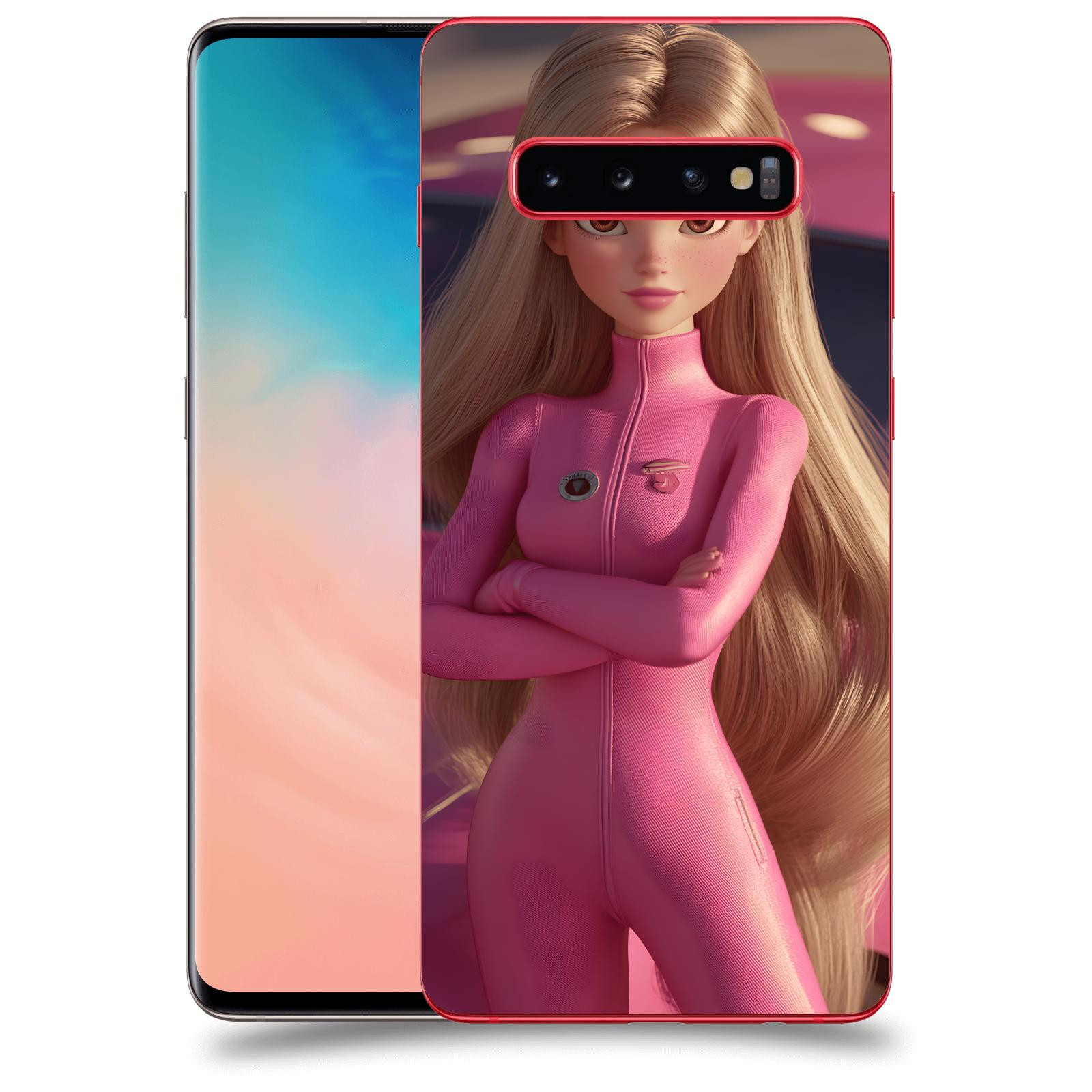 ACOVER Kryt na mobil Samsung Galaxy S10 Plus G975 - Pink girl