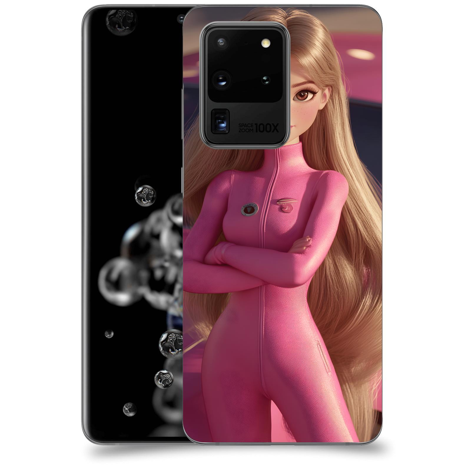 ACOVER Kryt na mobil Samsung Galaxy S20 Ultra 5G G988F - Pink girl