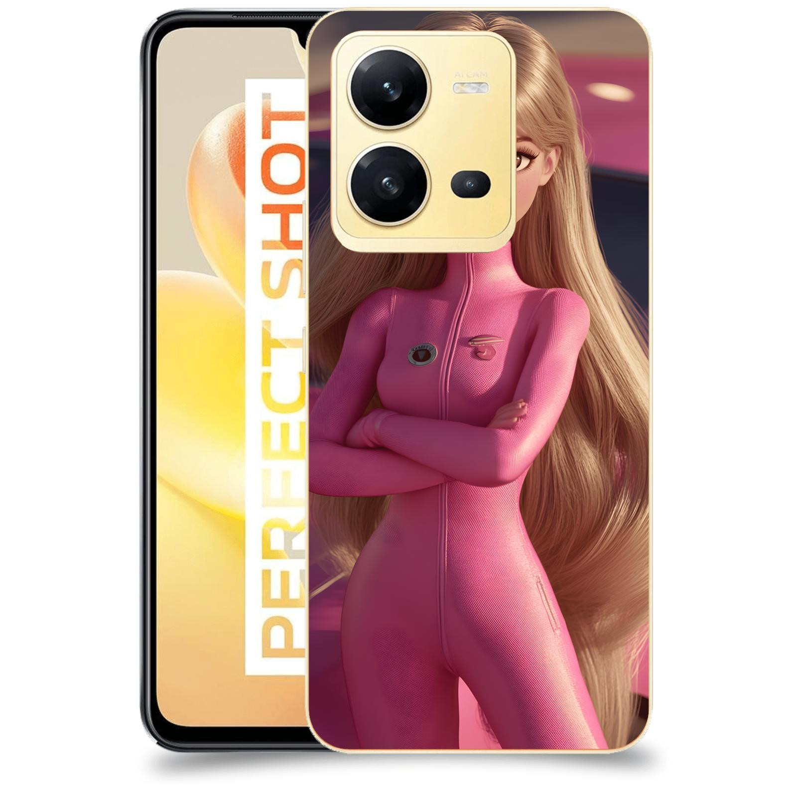 ACOVER Kryt na mobil Vivo X80 Lite - Pink girl