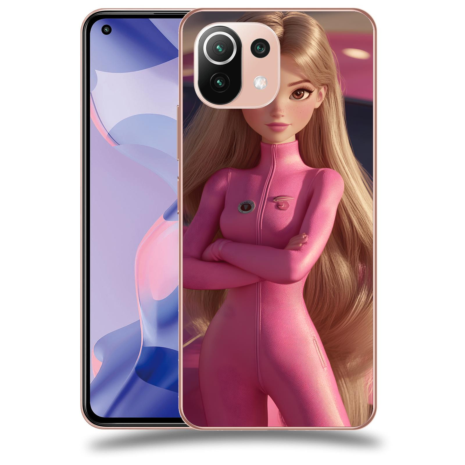 ACOVER Kryt na mobil Xiaomi 11 Lite 5G NE - Pink girl