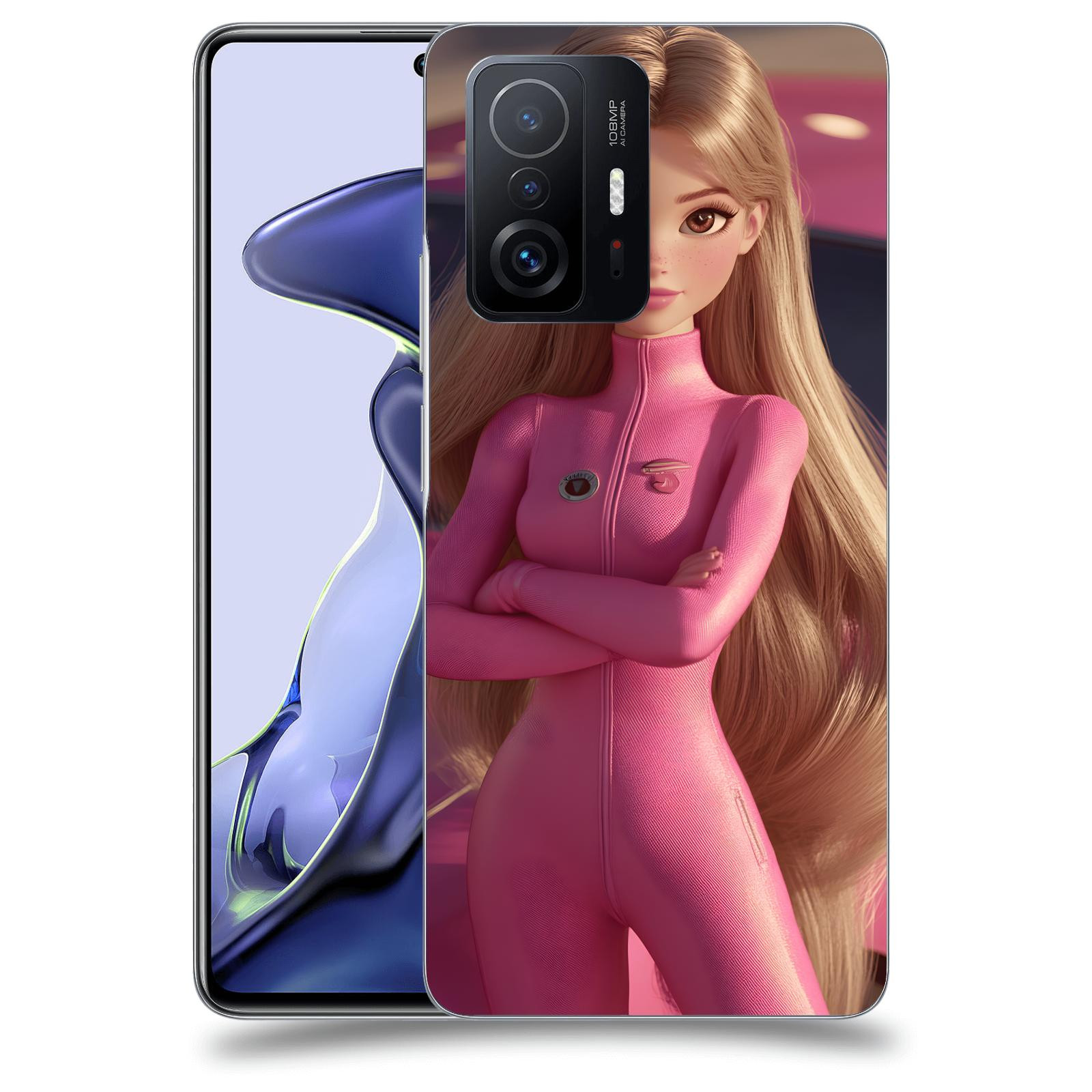 ACOVER Kryt na mobil Xiaomi 11T - Pink girl