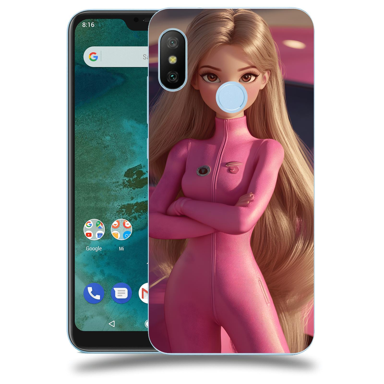 ACOVER Kryt na mobil Xiaomi Mi A2 Lite - Pink girl