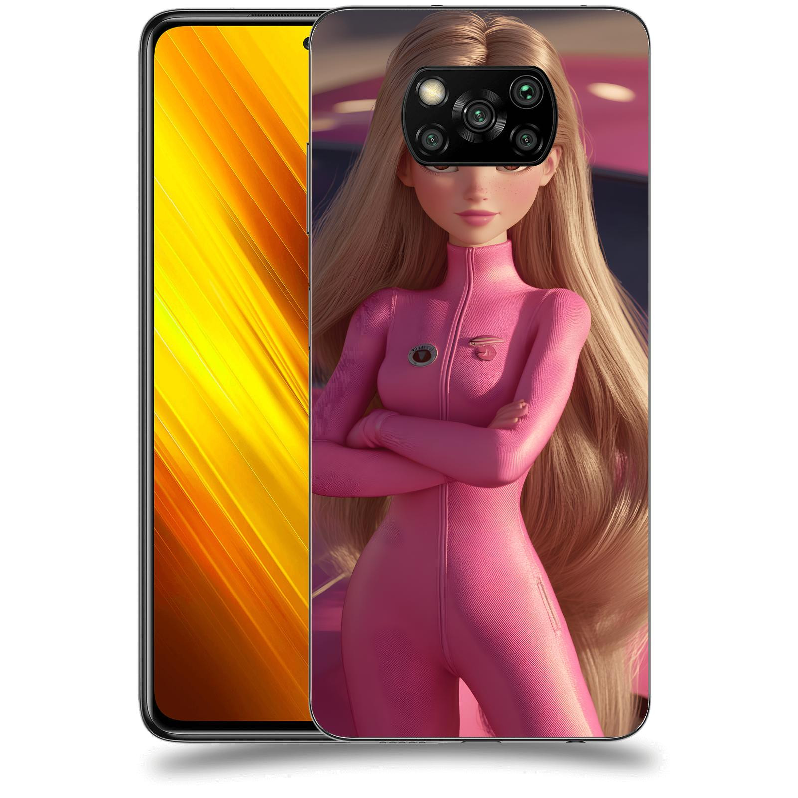 ACOVER Kryt na mobil Xiaomi Poco X3 - Pink girl