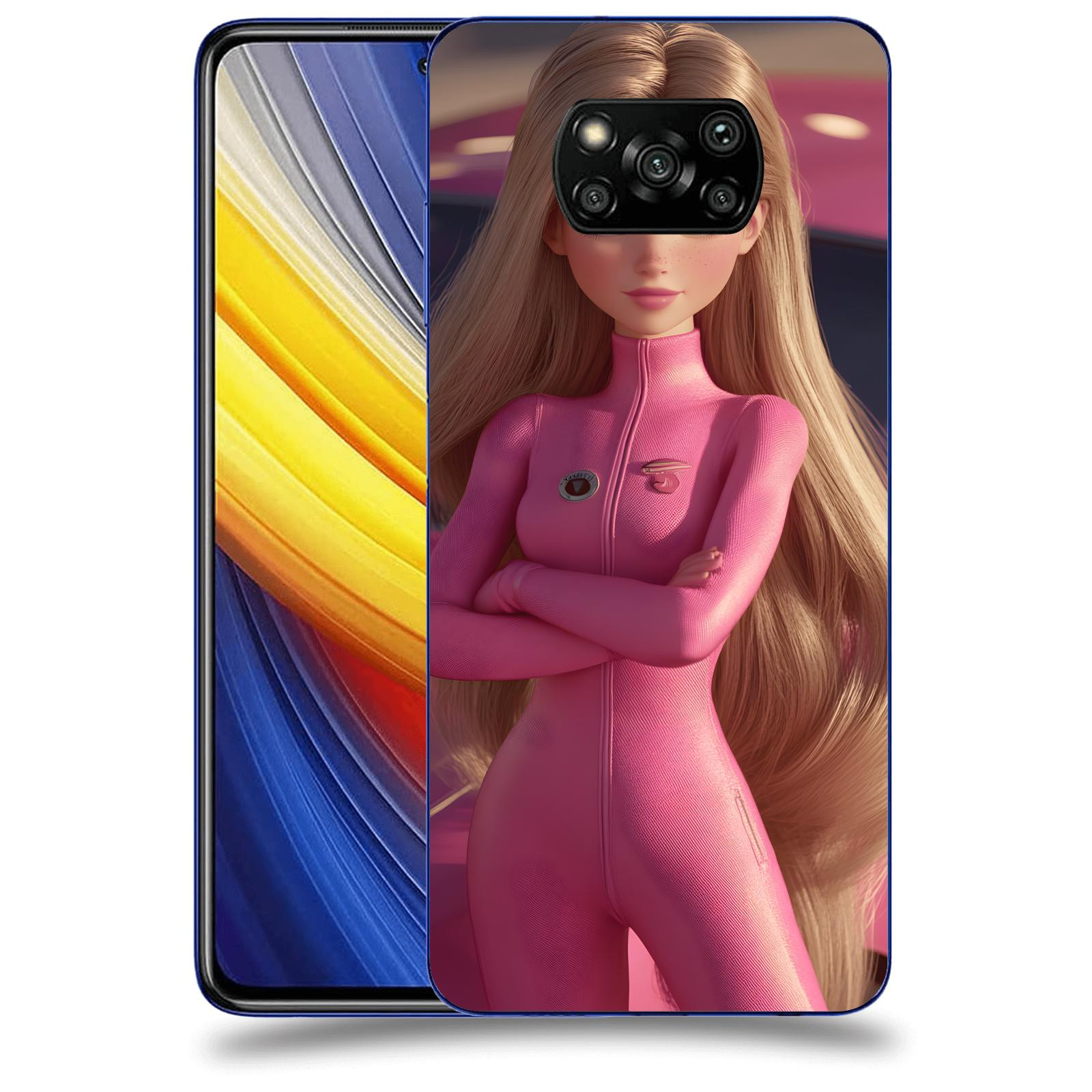 ACOVER Kryt na mobil Xiaomi Poco X3 Pro - Pink girl