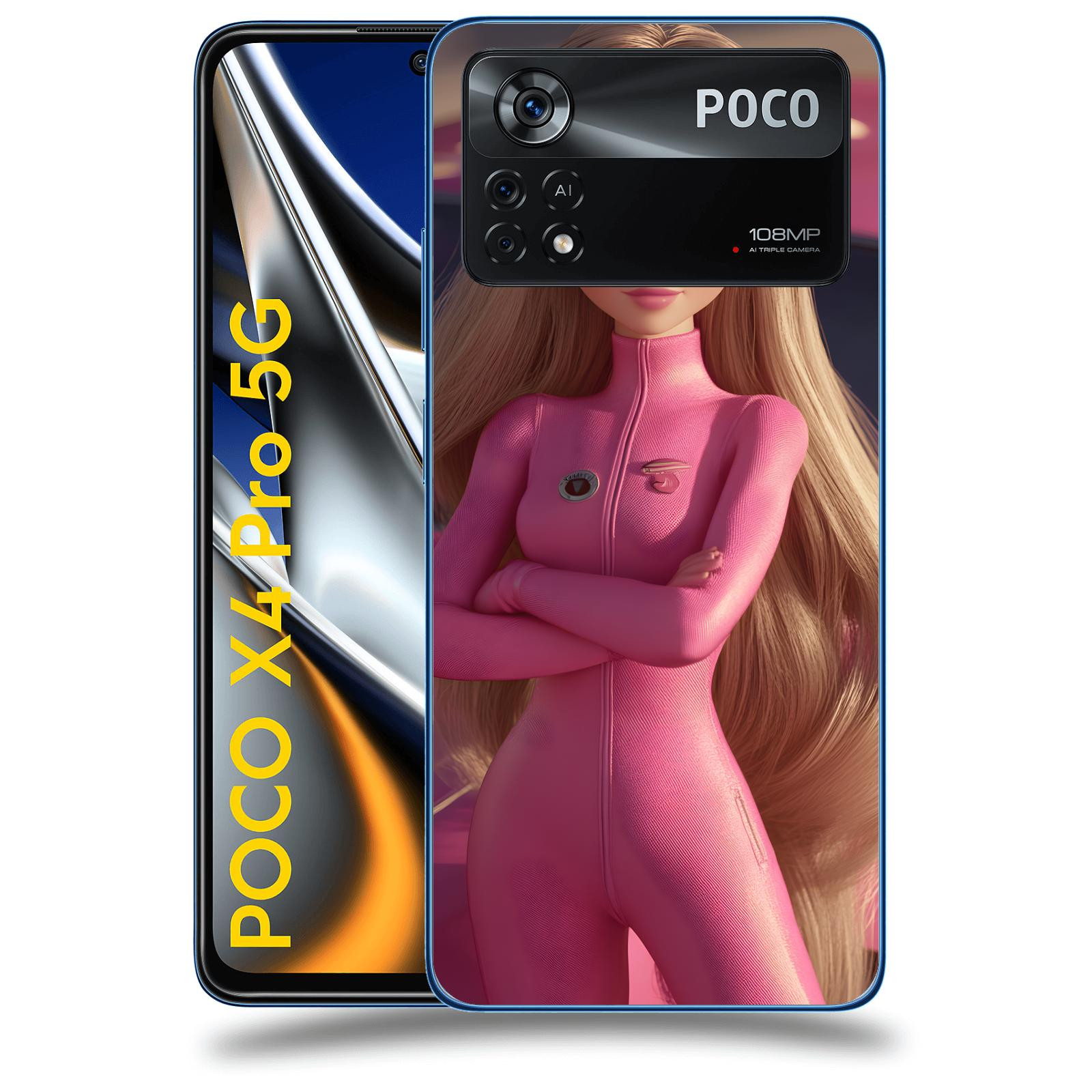 ACOVER Kryt na mobil Xiaomi Poco X4 Pro 5G - Pink girl