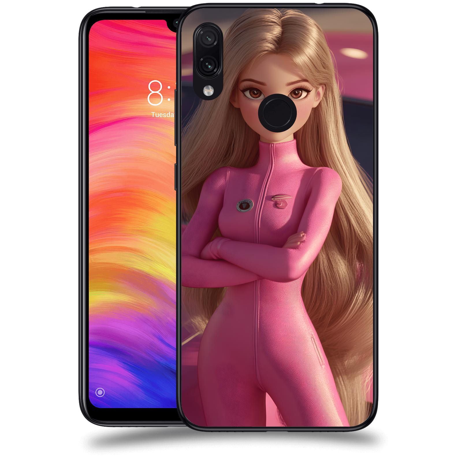 ACOVER Kryt na mobil Xiaomi Redmi Note 7 - Pink girl