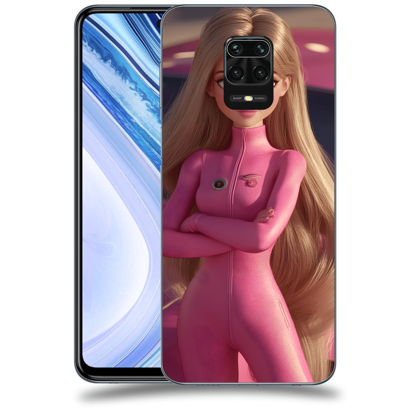 ACOVER Kryt na mobil Xiaomi Redmi Note 9 Pro - Pink girl