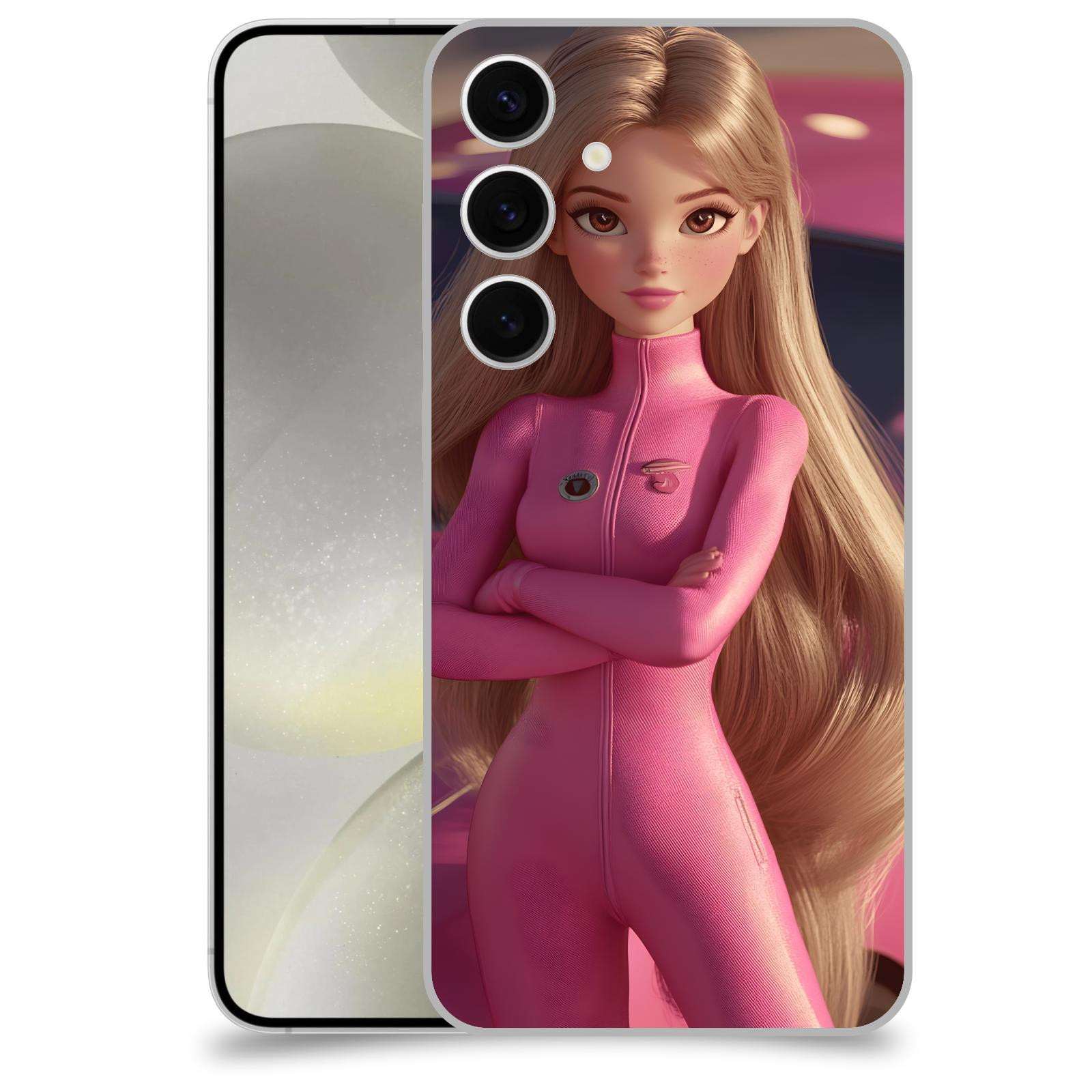 ACOVER Kryt na mobil Samsung Galaxy S24+ - Pink girl