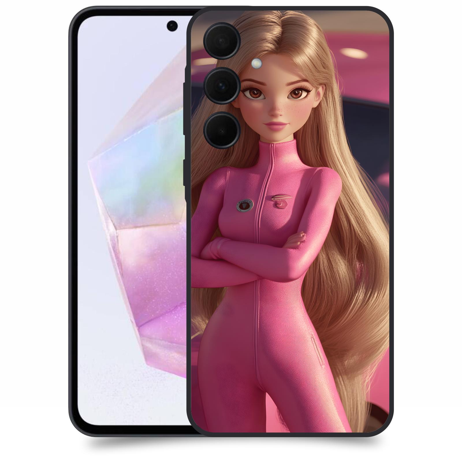 ACOVER Kryt na mobil Samsung Galaxy A35 5G - Pink girl