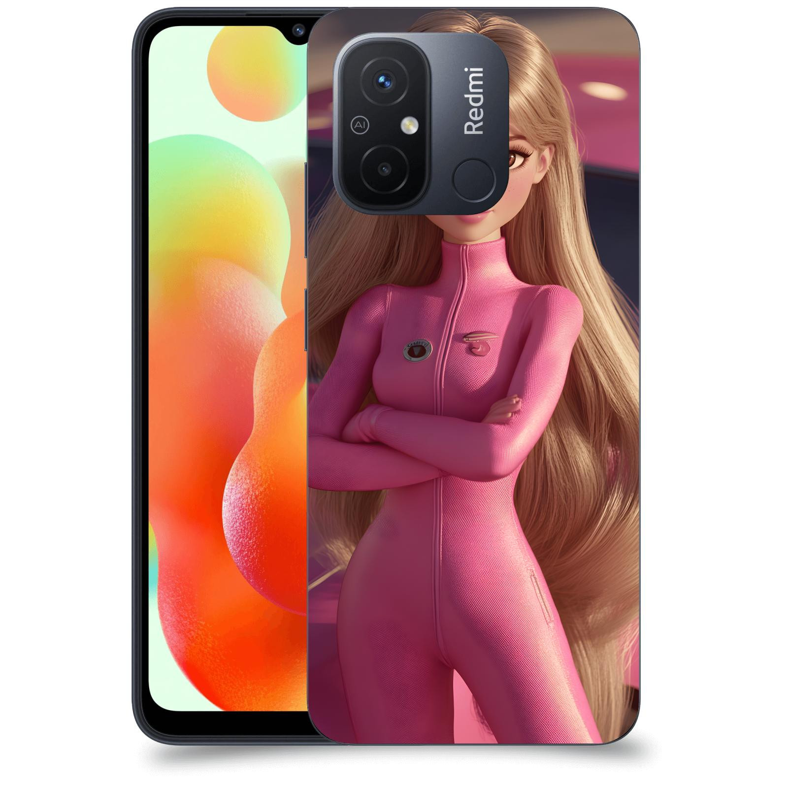 ACOVER Kryt na mobil Xiaomi Redmi 12C - Pink girl