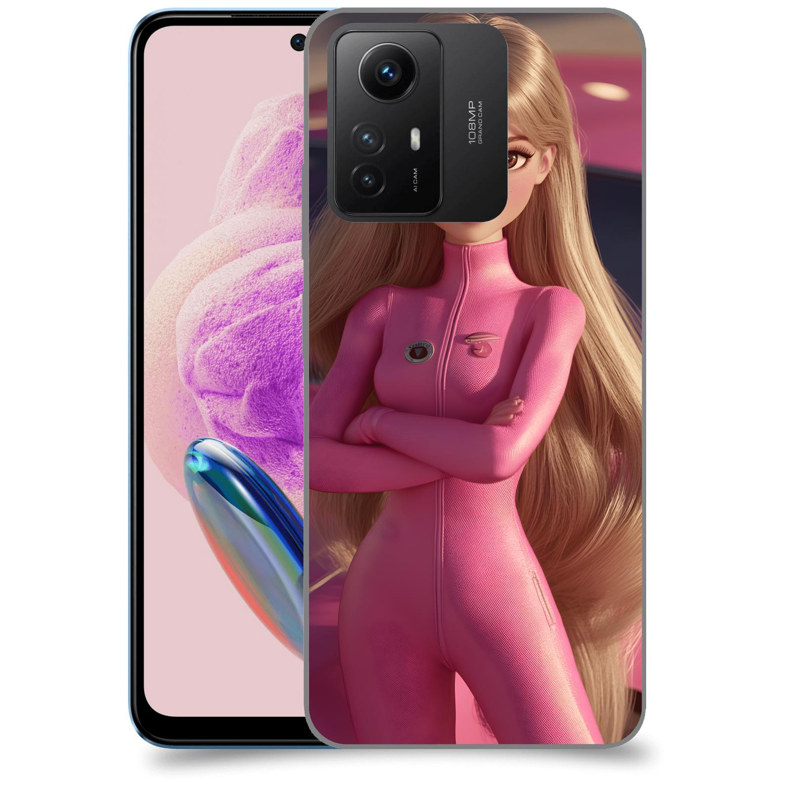 ACOVER Kryt na mobil Xiaomi Redmi Note 12S - Pink girl
