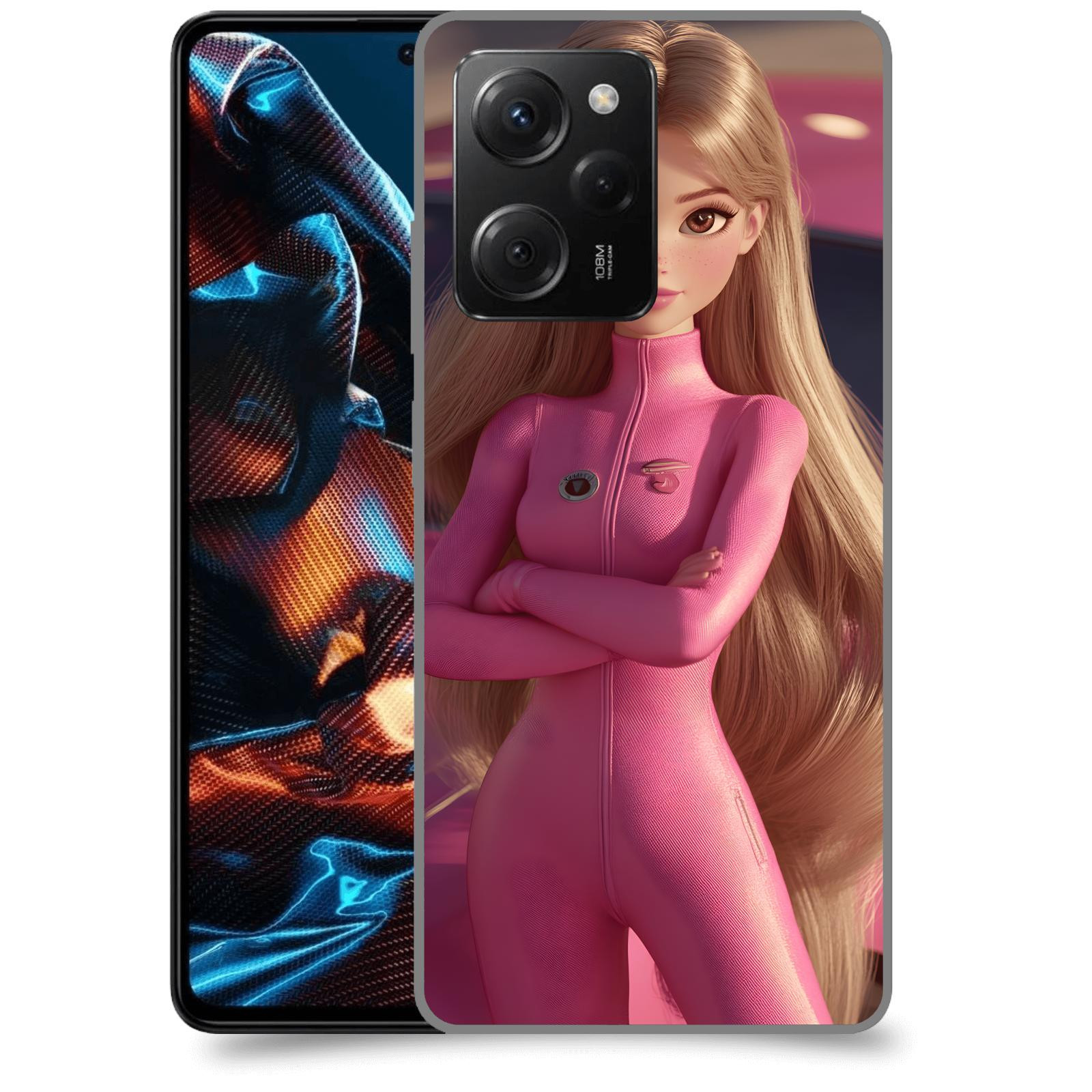 ACOVER Kryt na mobil Xiaomi Poco X5 Pro - Pink girl