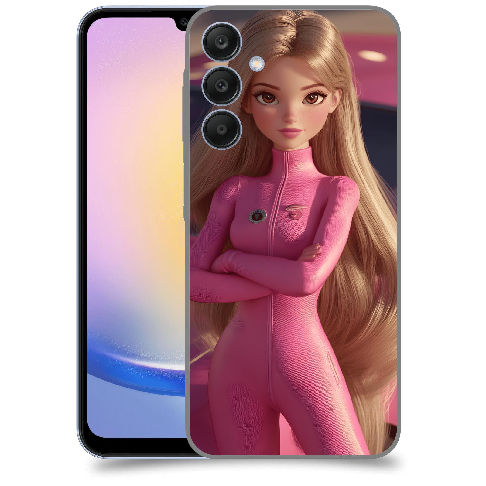 ACOVER Kryt na mobil Samsung Galaxy A25 5G - Pink girl