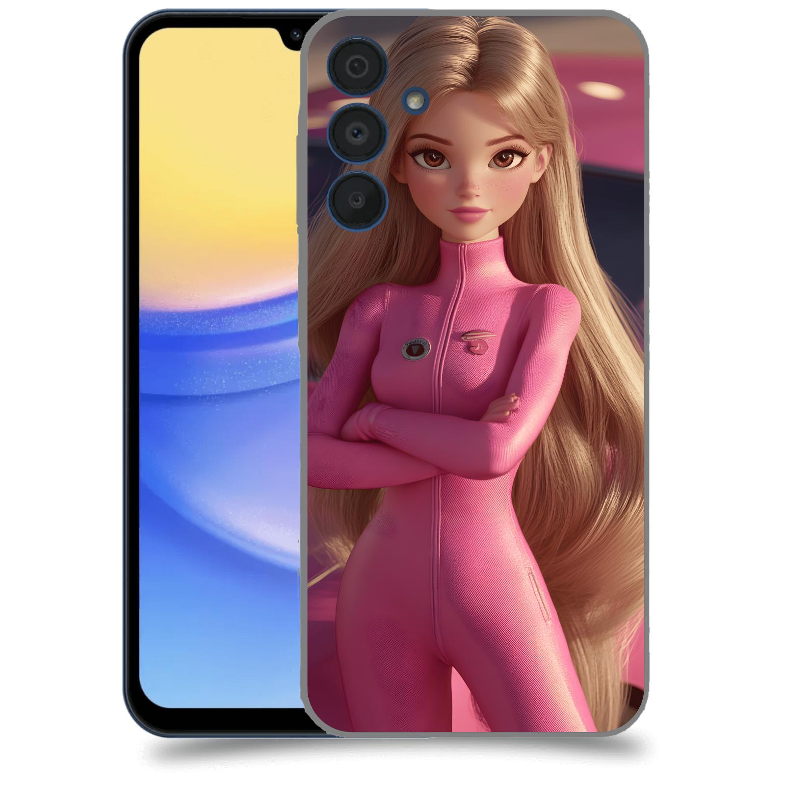 ACOVER Kryt na mobil Samsung Galaxy A15 5G - Pink girl