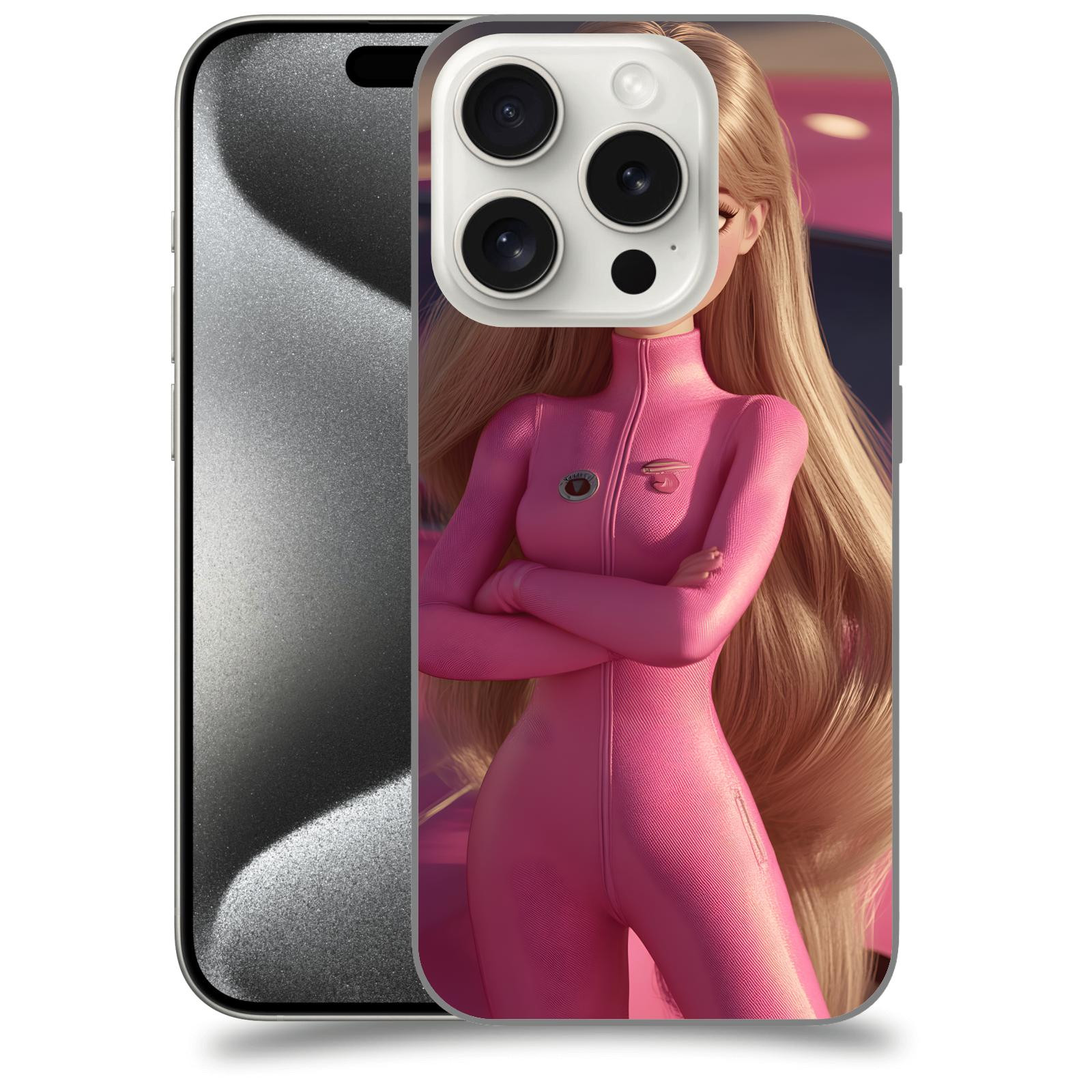 ACOVER Kryt na mobil Apple iPhone 15 pro - Pink girl