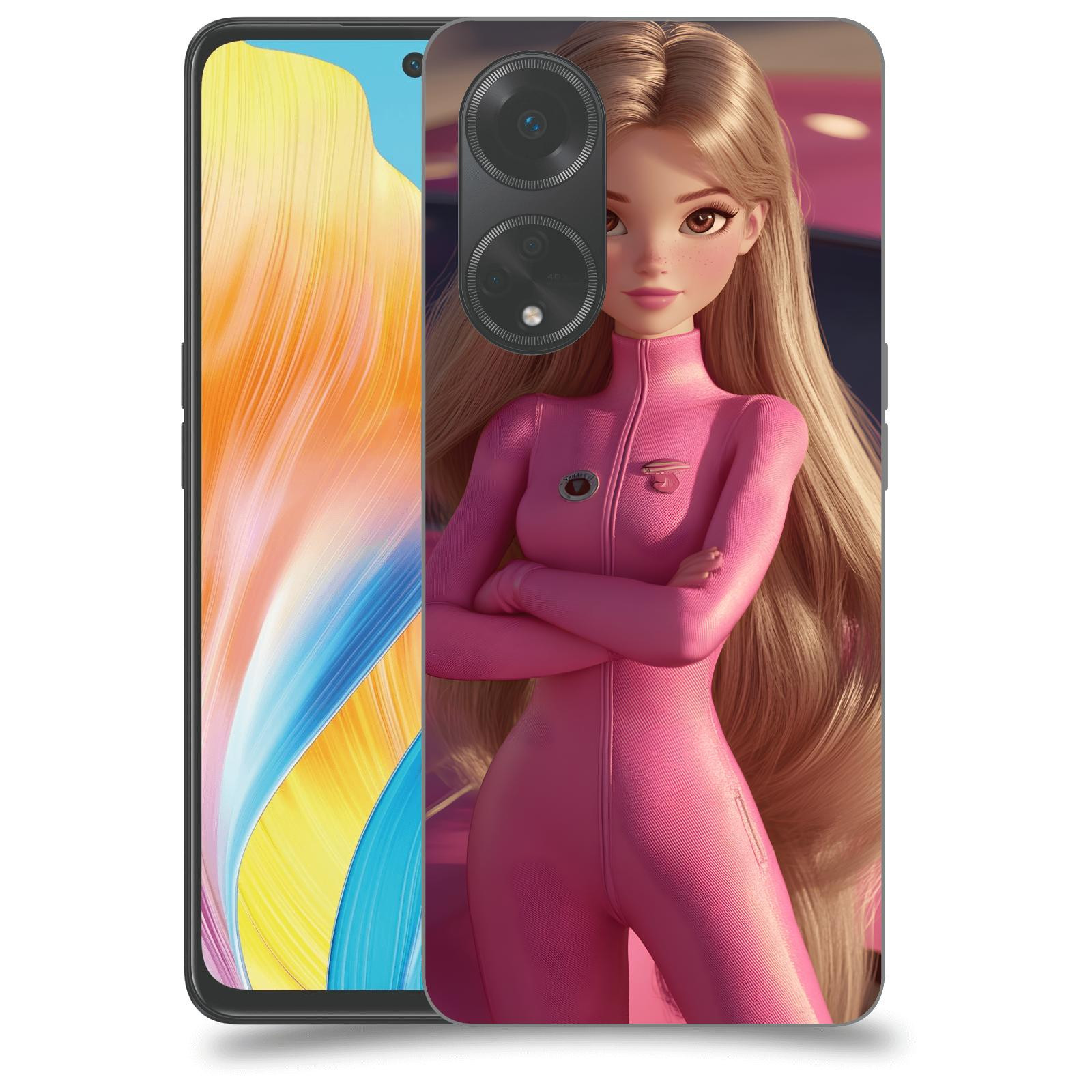 ACOVER Kryt na mobil OPPO A98 5G - Pink girl