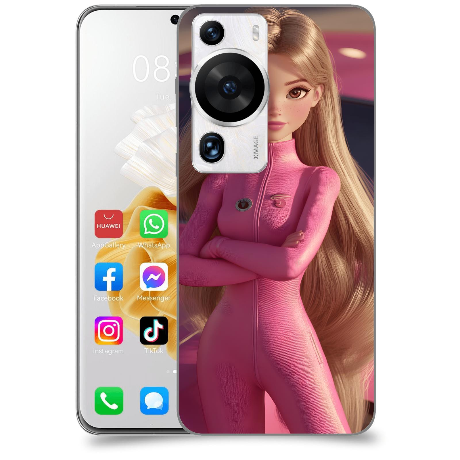 ACOVER Kryt na mobil Huawei P60 Pro - Pink girl