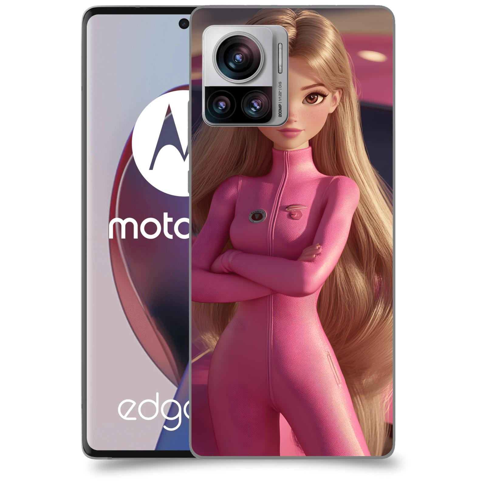 ACOVER Kryt na mobil Motorola Edge 30 Ultra - Pink girl