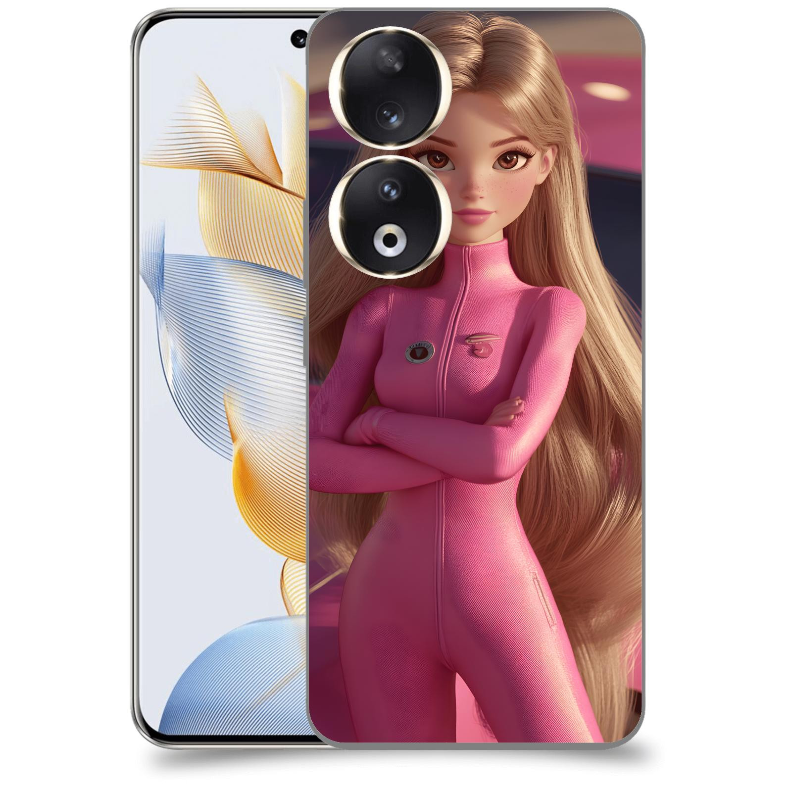 ACOVER Kryt na mobil Honor 90 - Pink girl